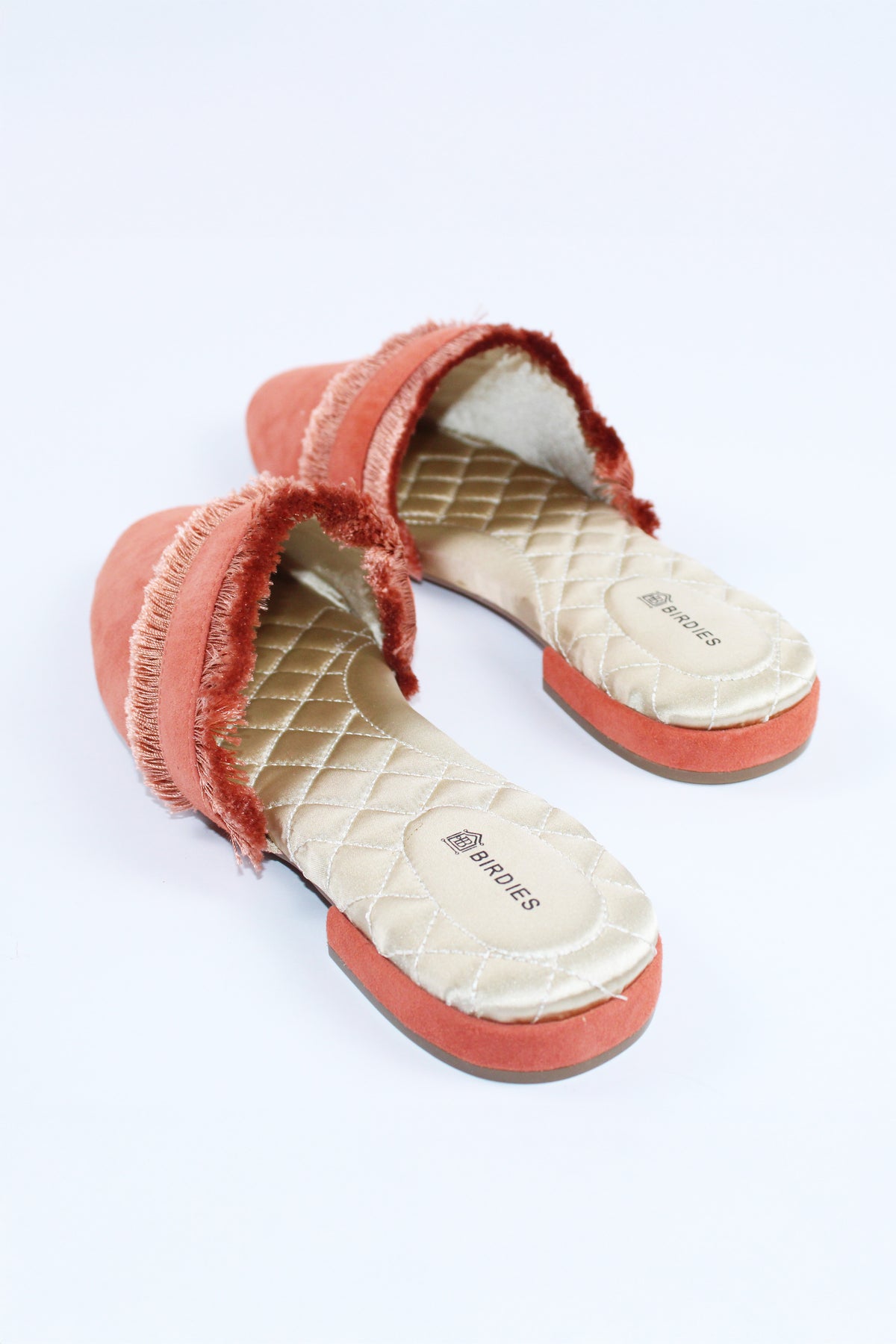 Birdies Pink Suede Loafers