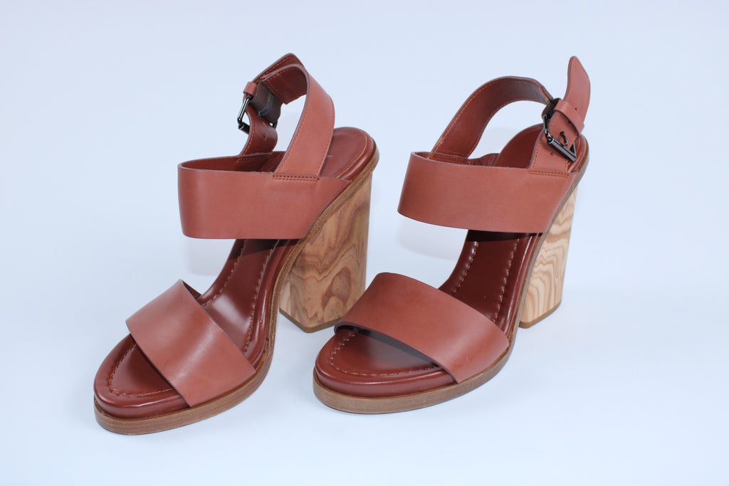 Vince Haley Leather Platform Sandal