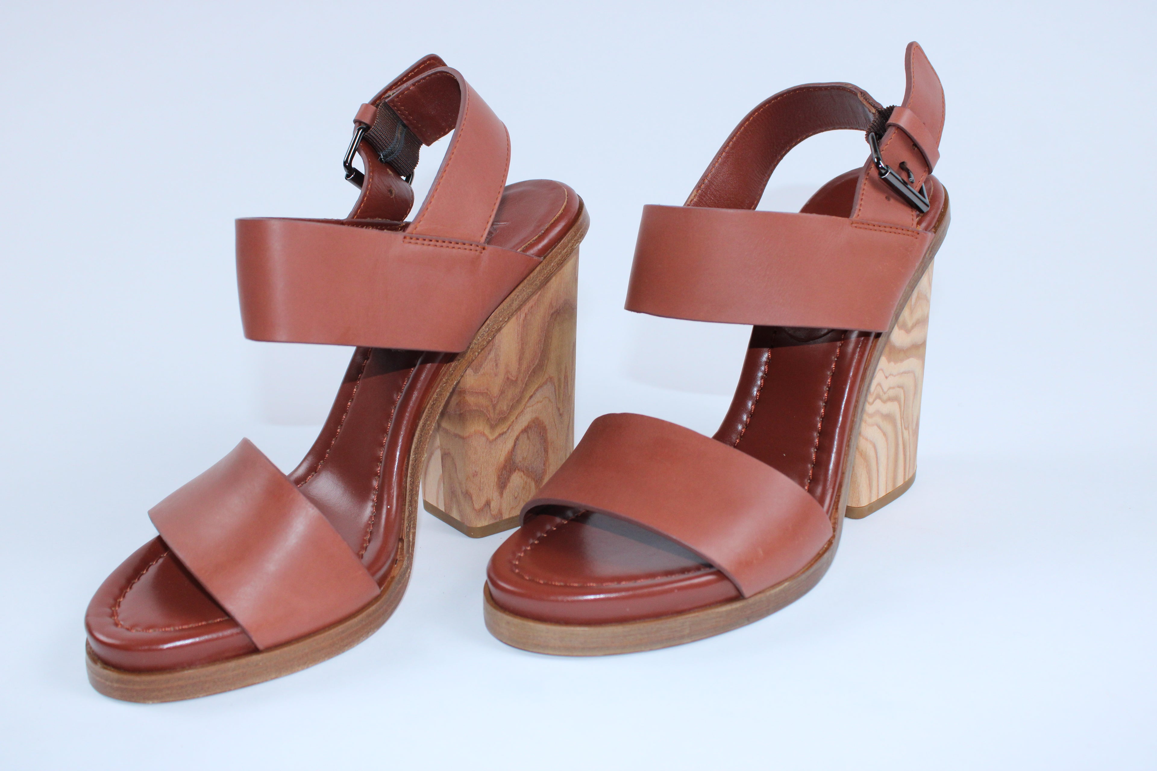 Vince Haley Leather Platform Sandal