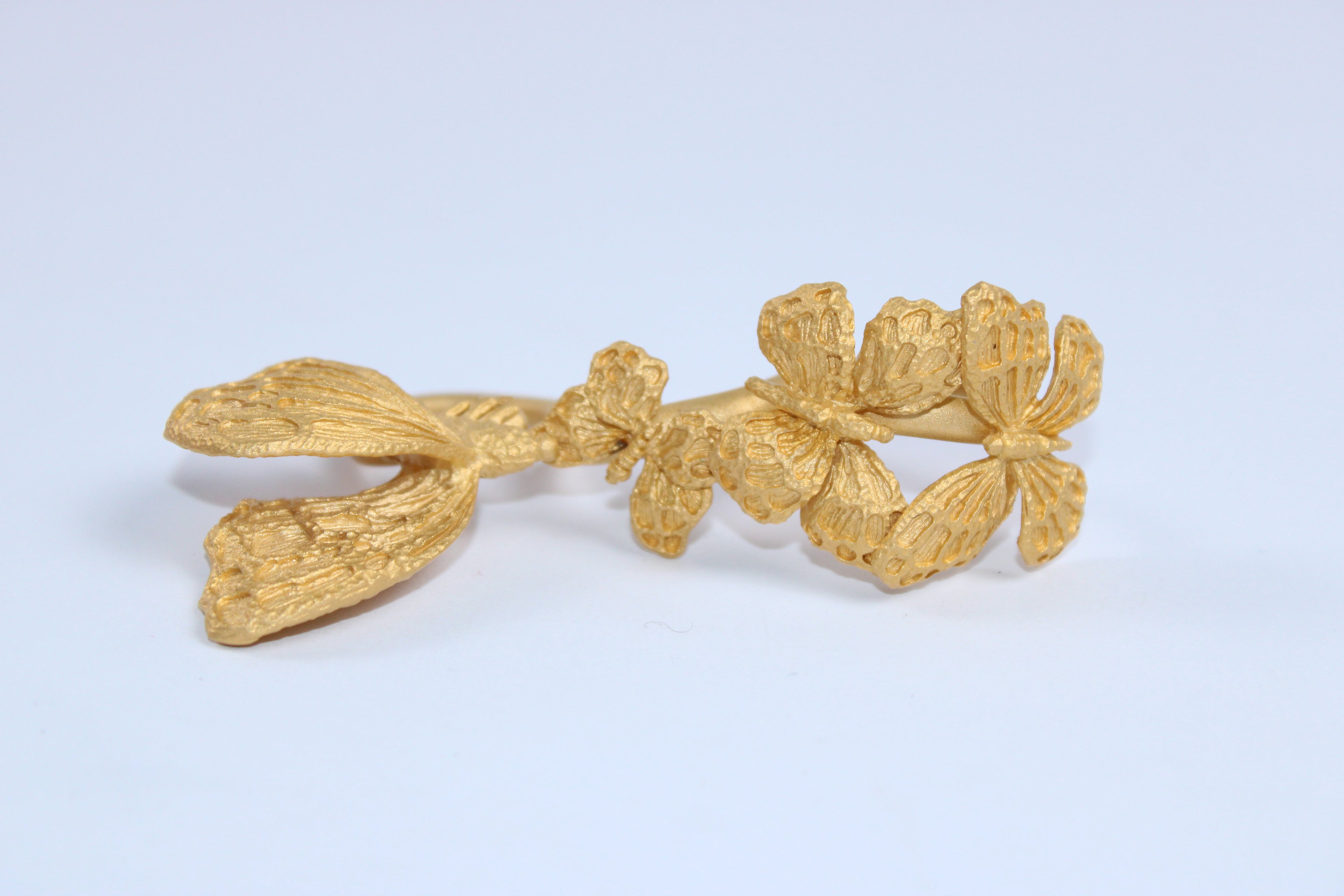 Valentino Garevani Three Finger Butterfly Ring