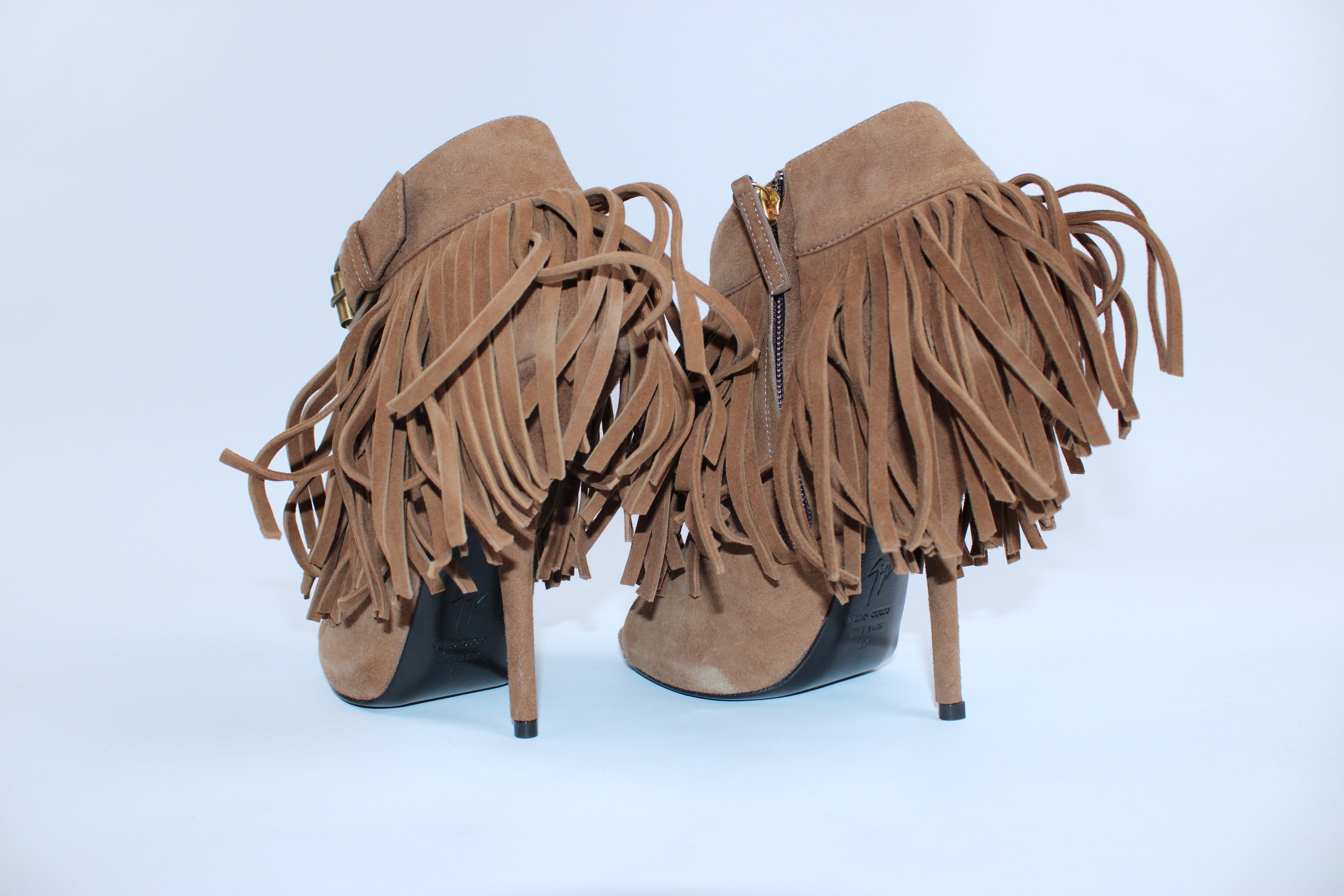 Giuseppe Zanotti Fringe Heeled Boots