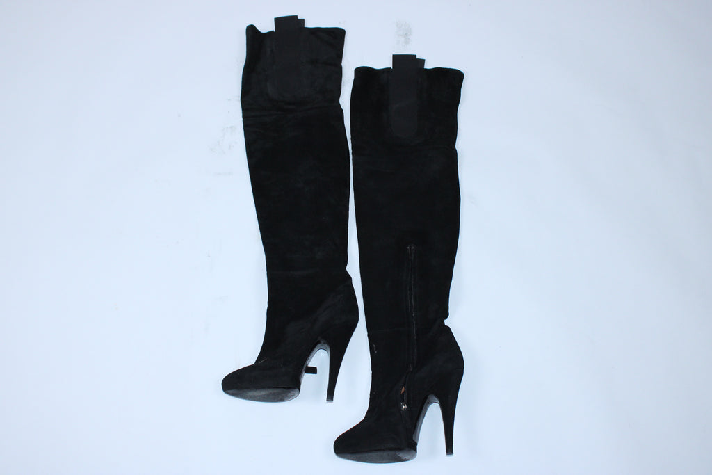 Givenchy Over The Knee Suede Thigh High Boots