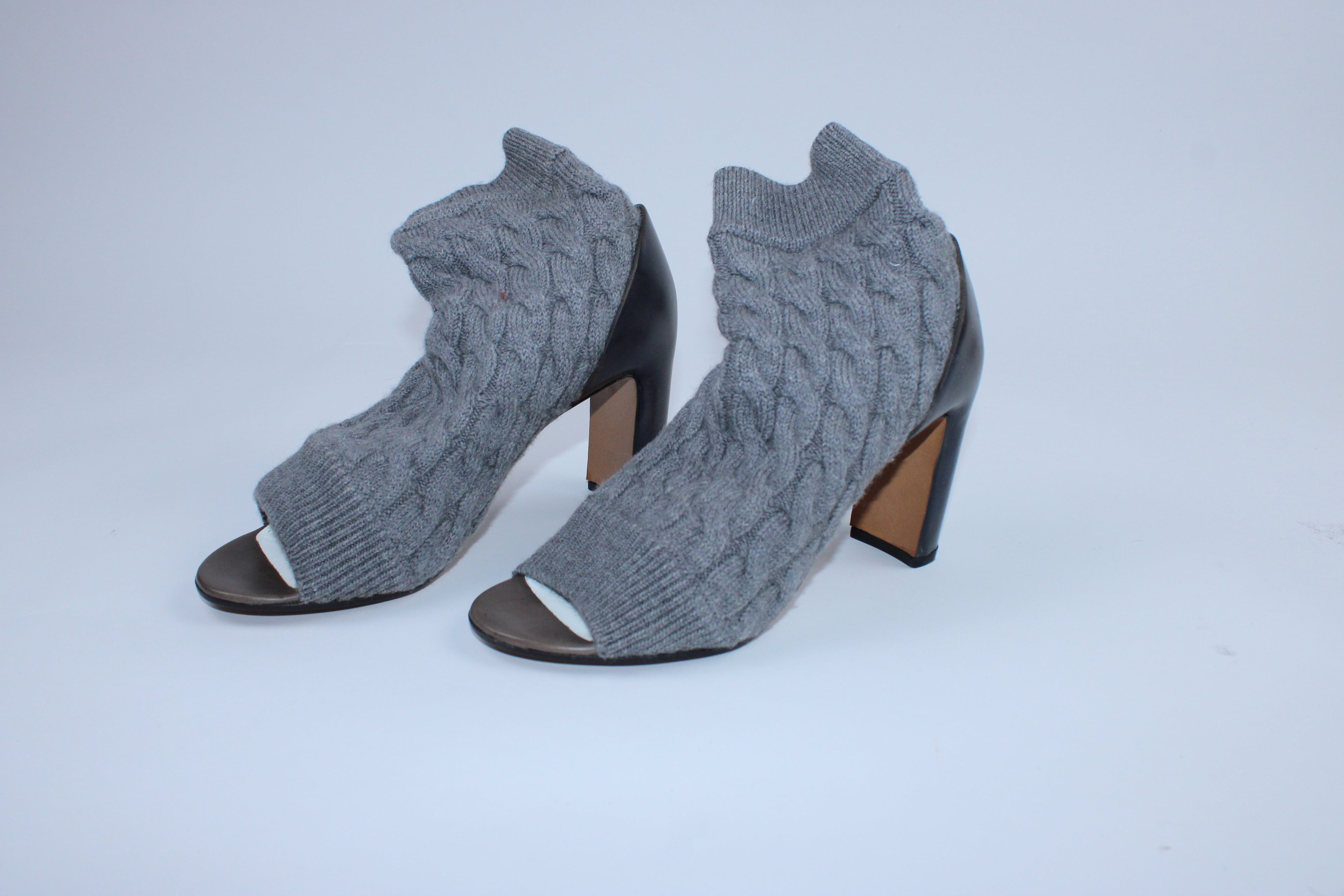 Maison Margiela Peep Toe Booties