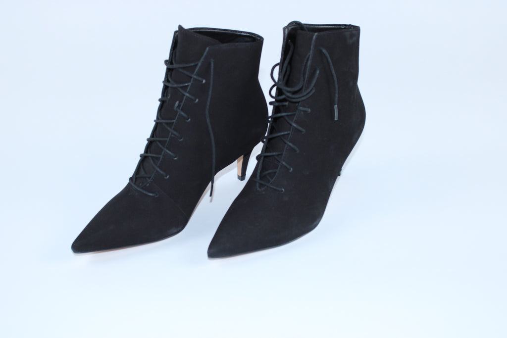 RAYE Suede Lace-Up Heels