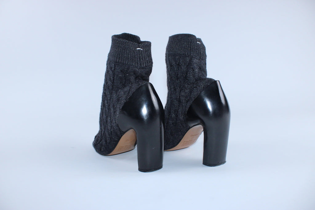 Maison Margiela Peep Toe Booties
