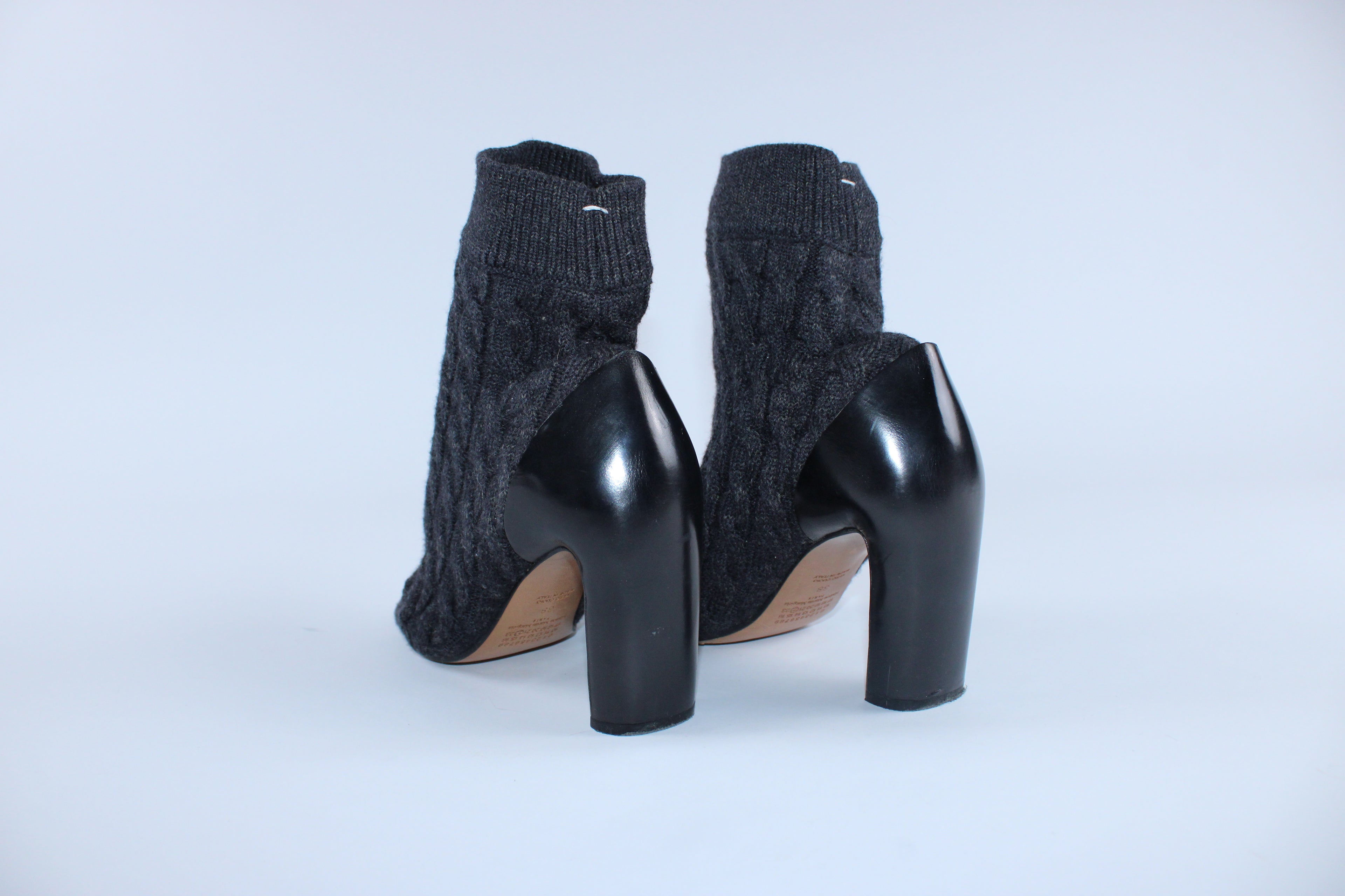 Maison Margiela Peep Toe Booties