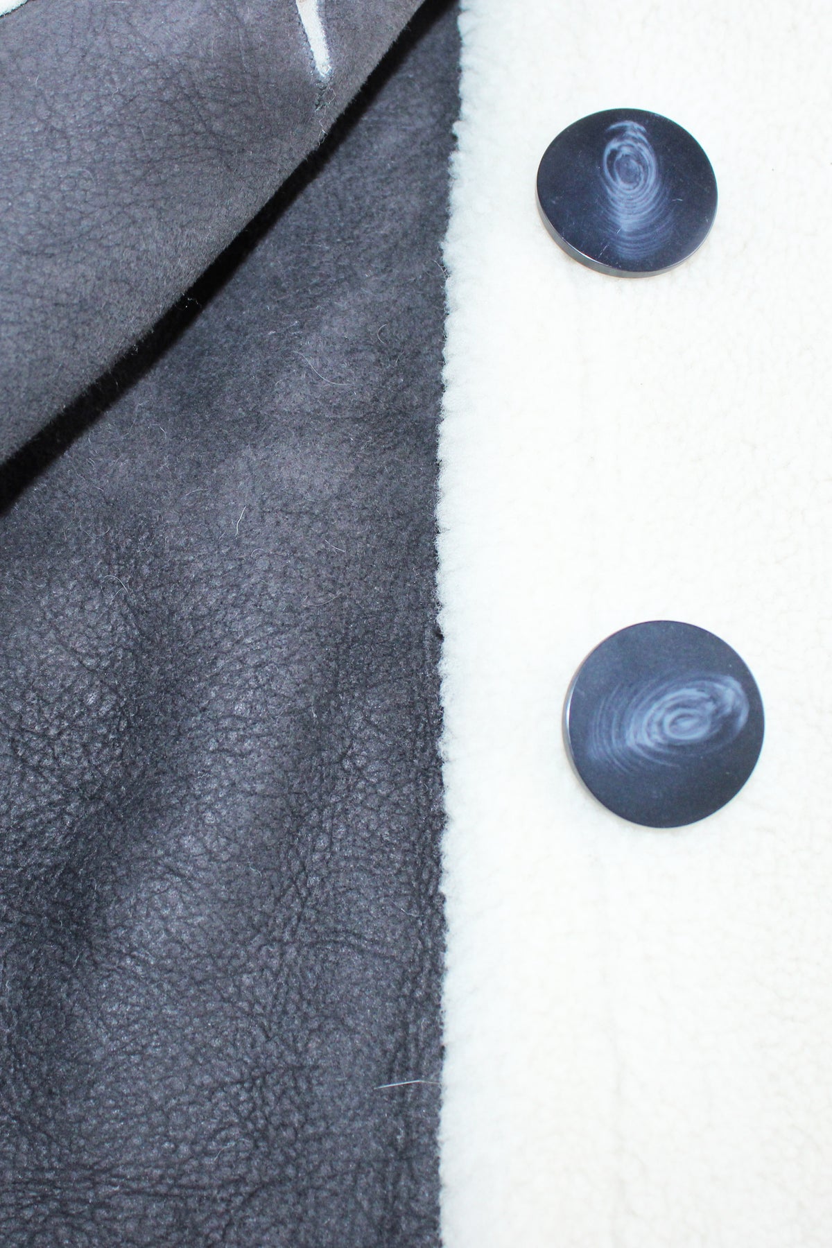 Karl Donoghue Shearling 3 Button Coat