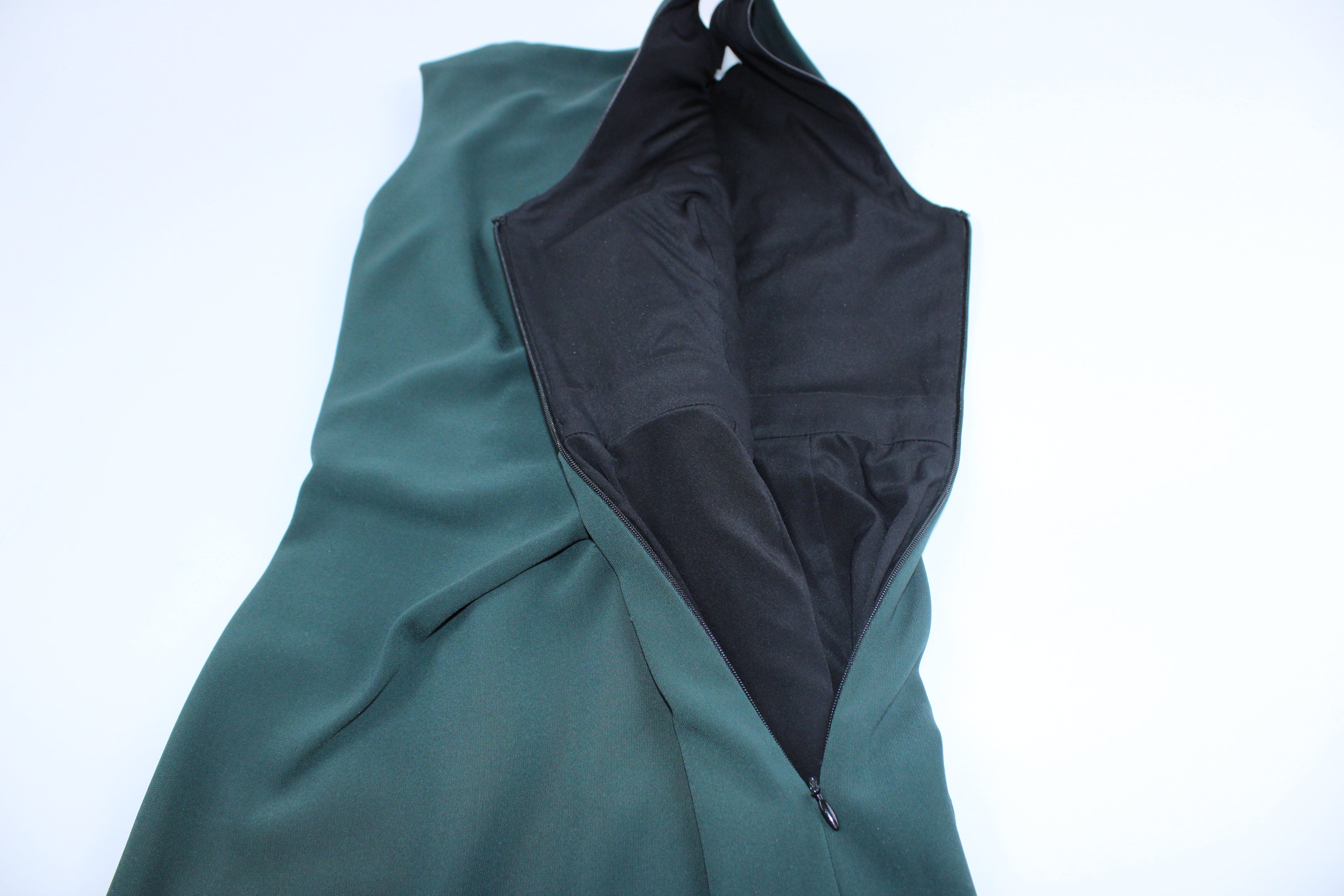 Alexander Wang Draped Sleeveless Dress With Leather Panel