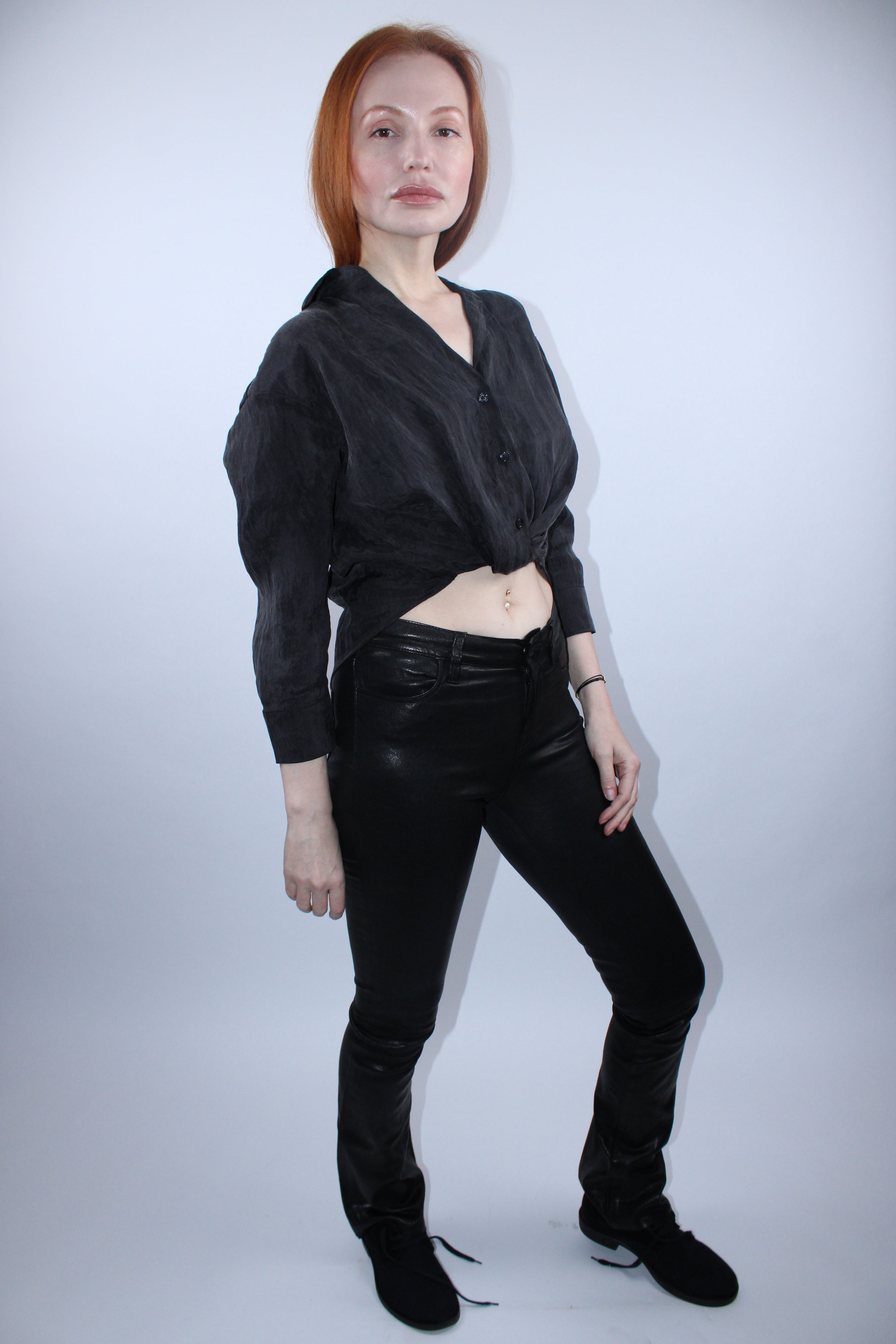 R13 Twisted Front Shirt