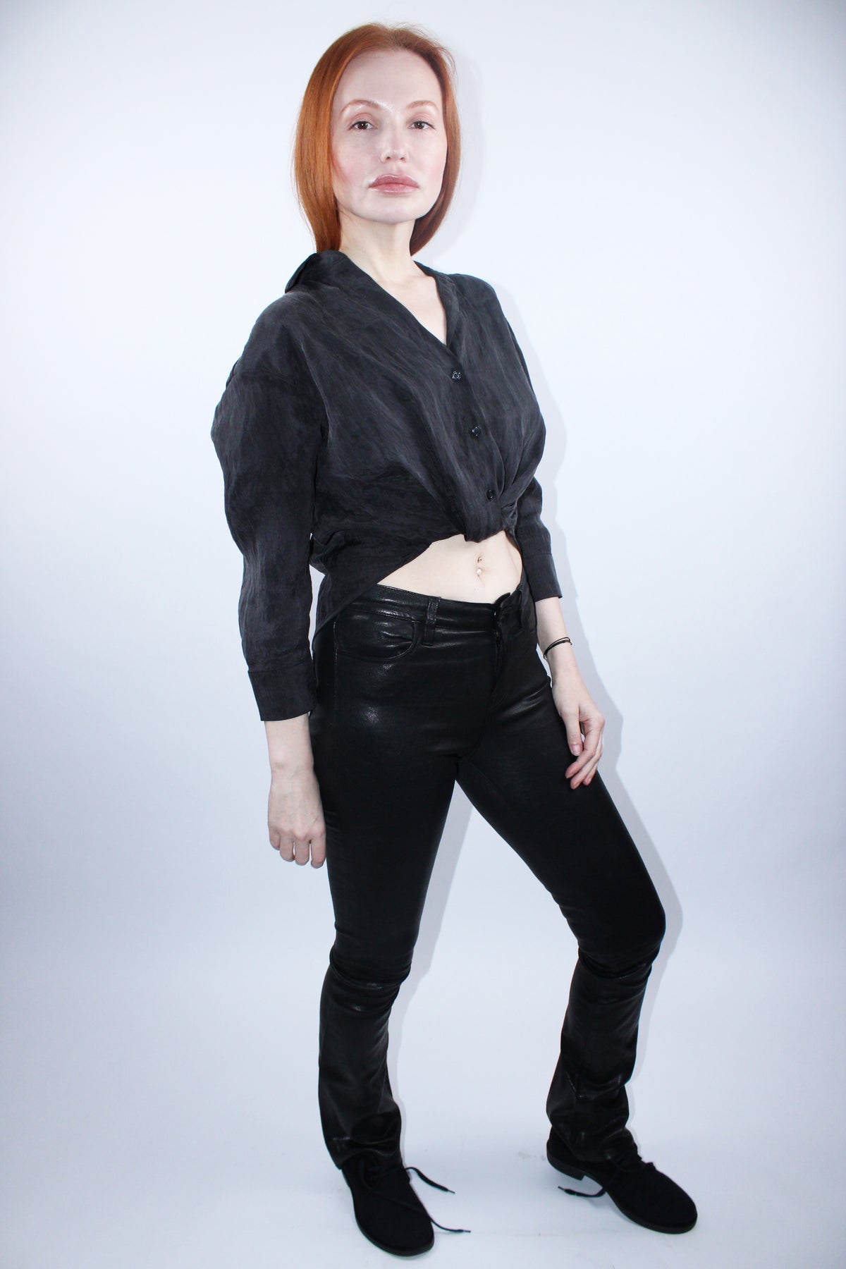 R13 Twisted Front Shirt