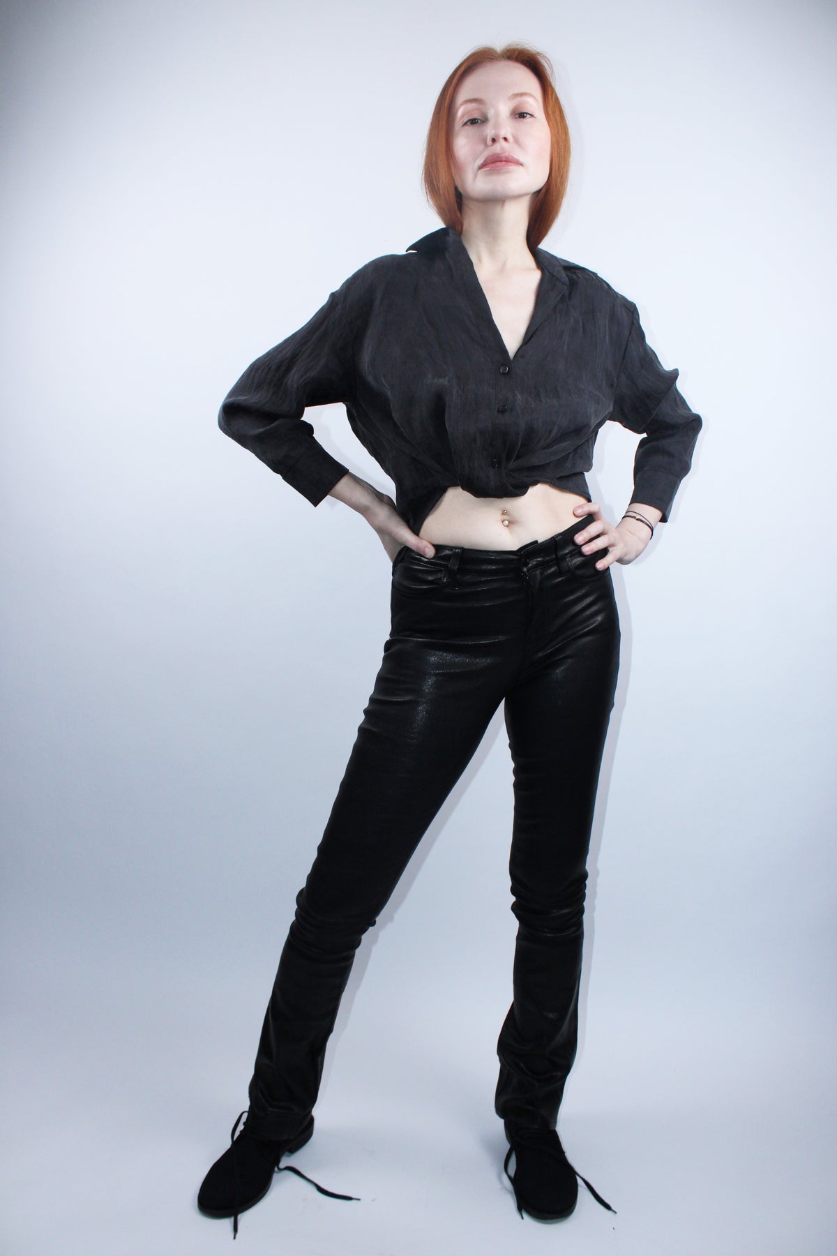 R13 Twisted Front Shirt