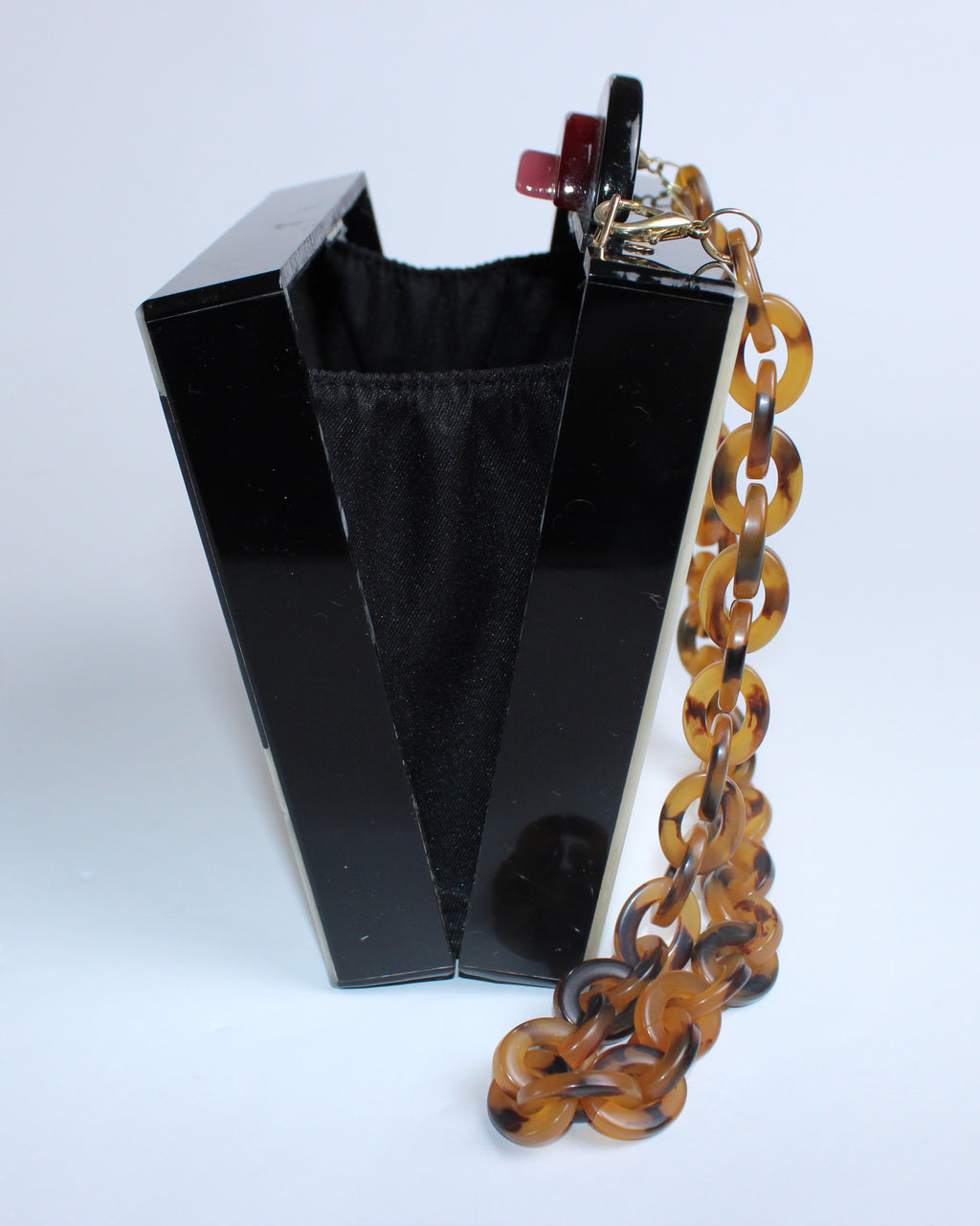 Giuseppe Zanotti Acrylic Box Clutch