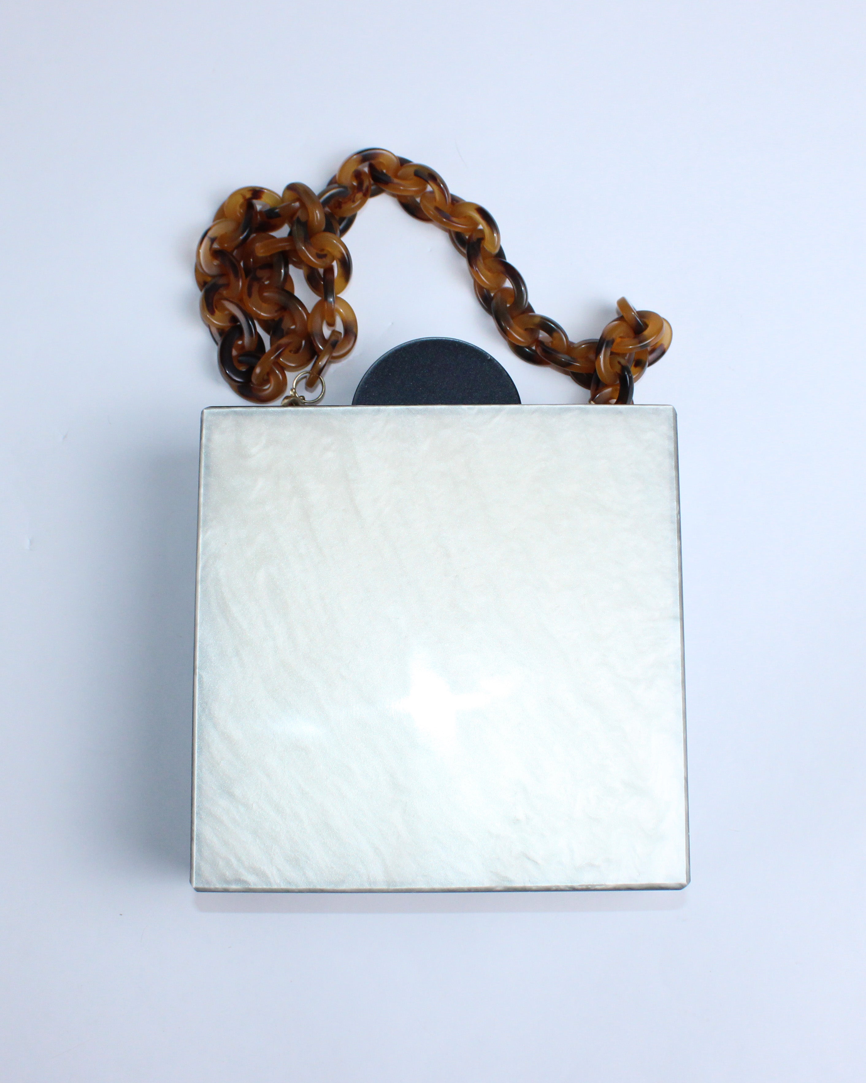 Giuseppe Zanotti Acrylic Box Clutch