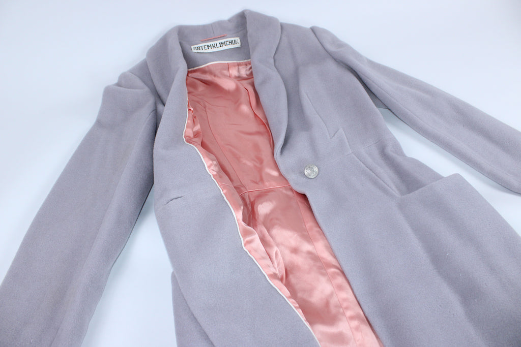 ARTEMKLIMCHUK Tailored Wool Blend Maxi Coat