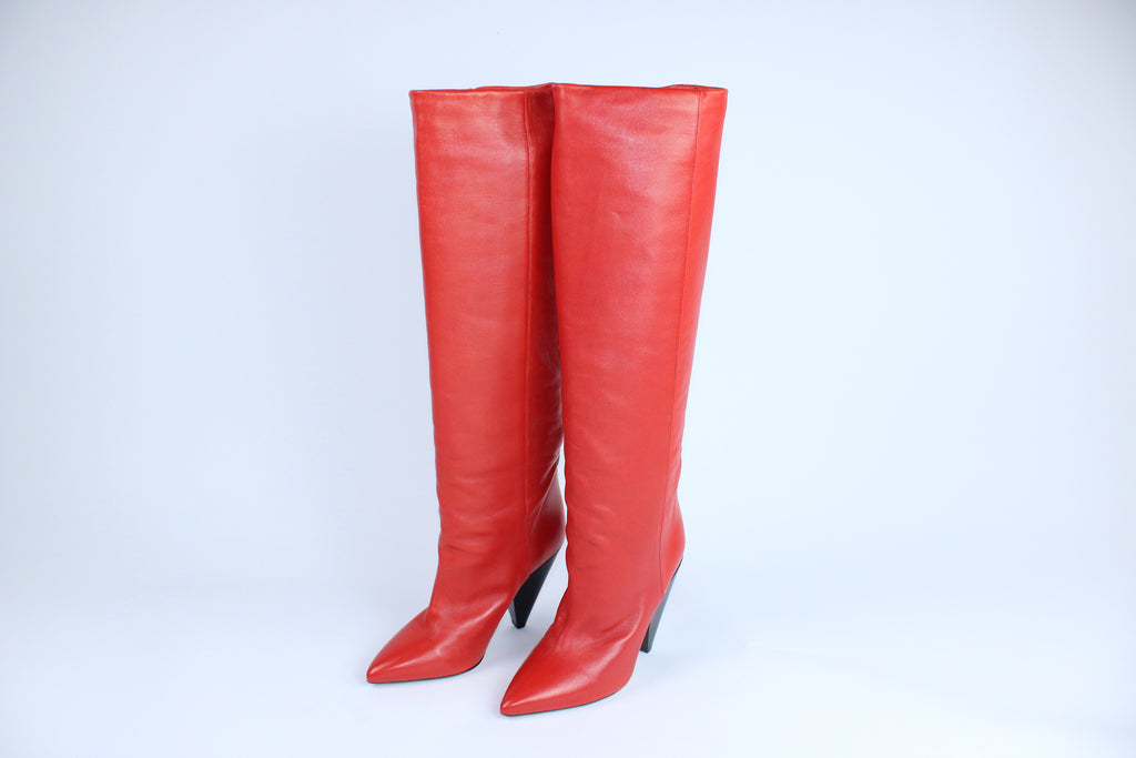 Isabel Marant Étoile Laith Knee-High Leather Boots