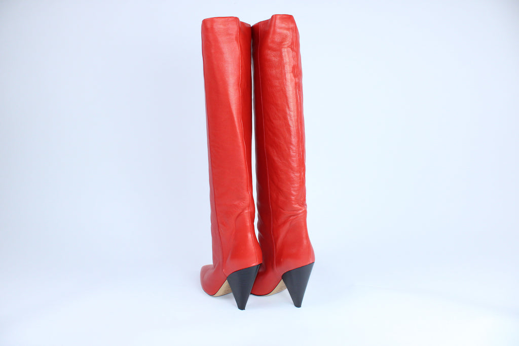 Isabel Marant Étoile Laith Knee-High Leather Boots