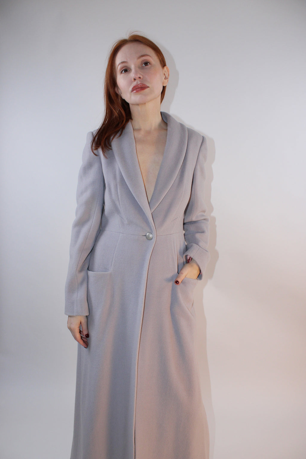 ARTEMKLIMCHUK Tailored Wool Blend Maxi Coat