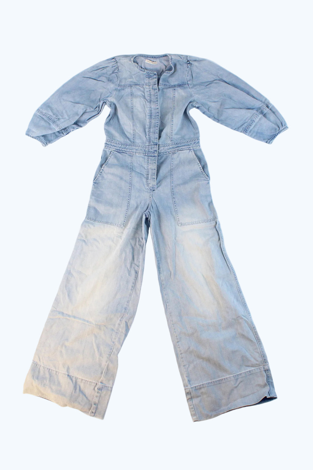 Ulla Johnson Denim Wide-Leg Jumpsuit