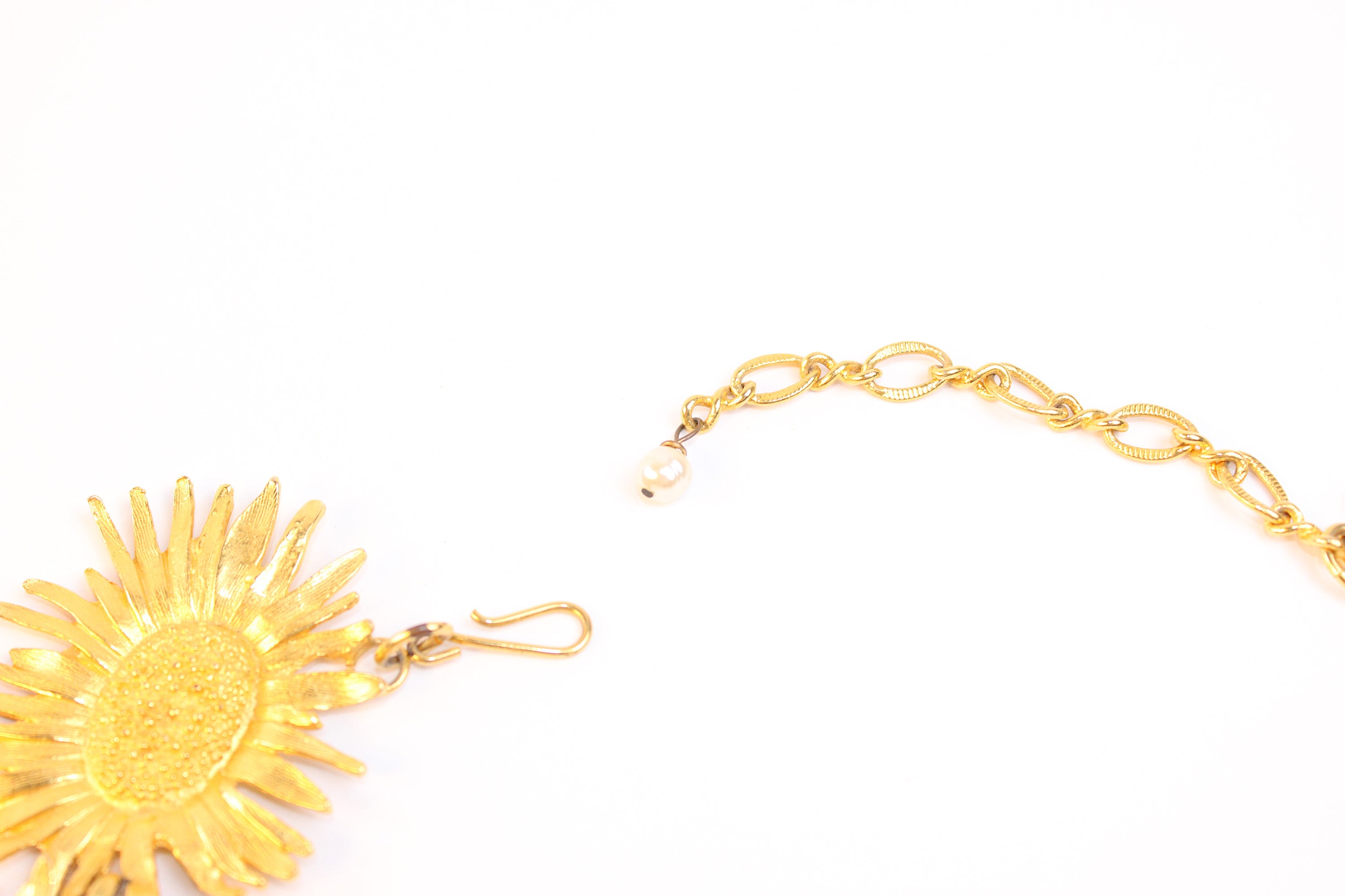 Judith Woracek Gold-Tone Sunburst Statement Necklace