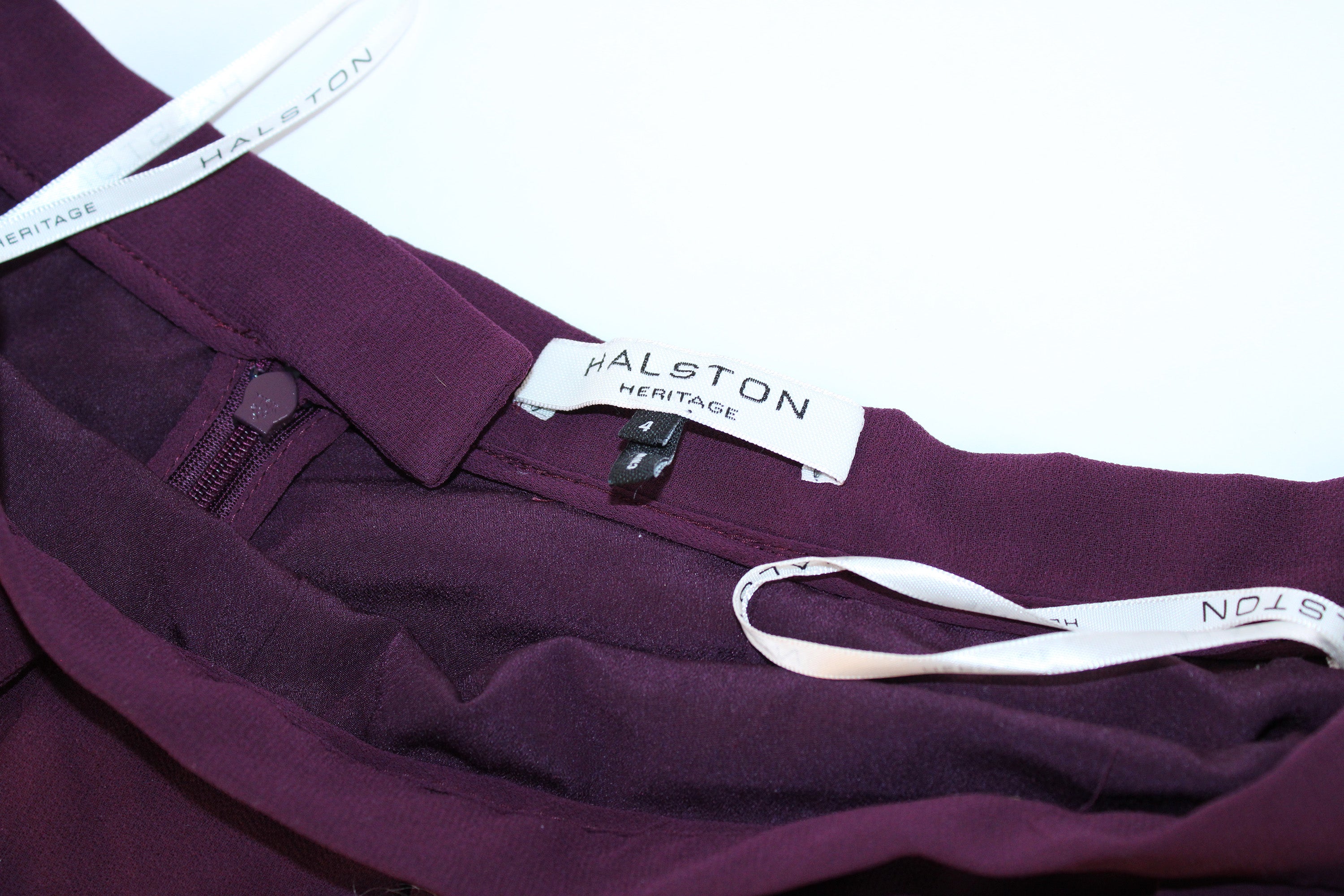 Halston Heritage Silk Chiffon Maxi Skirt