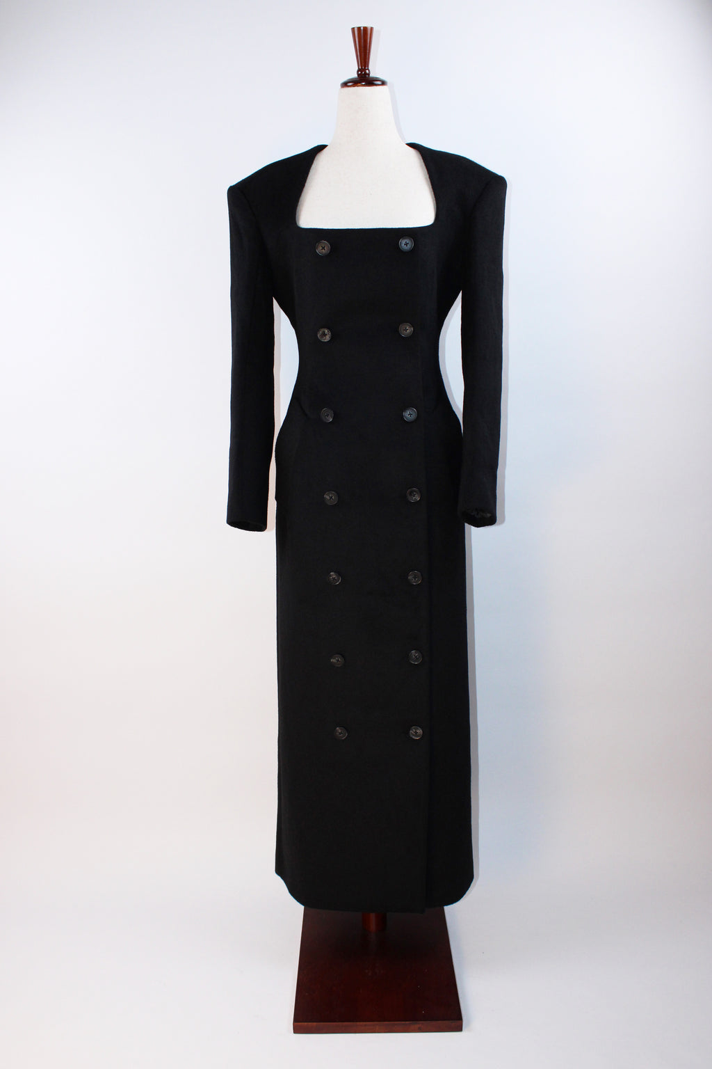 Helsa Hourglass Coat Black