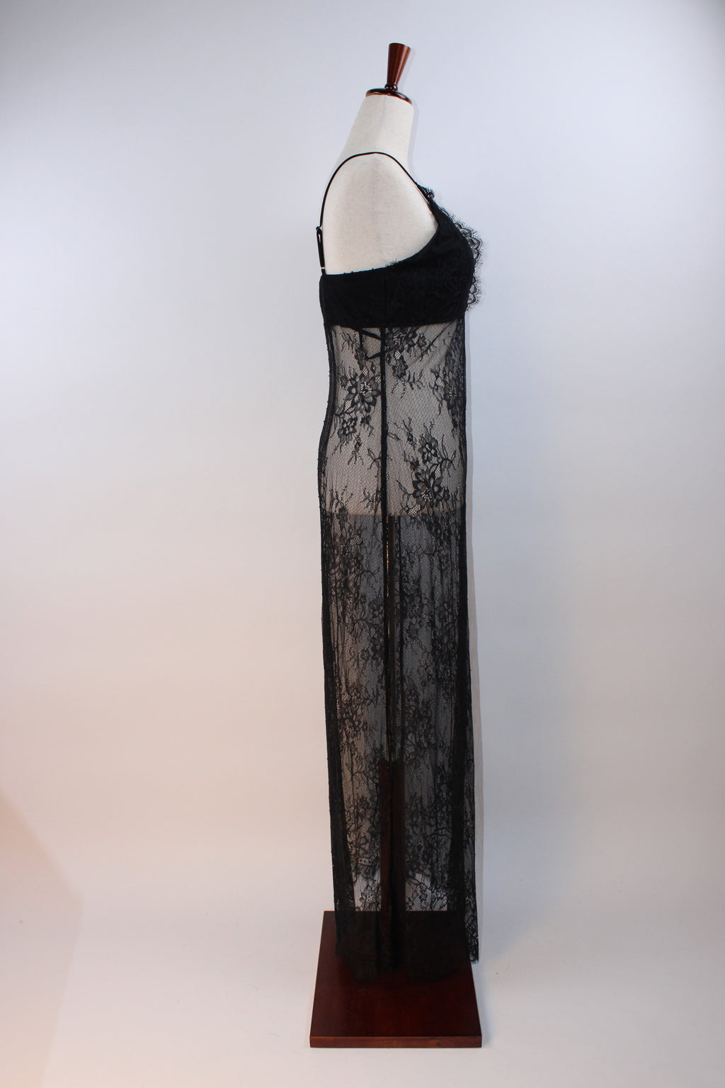 House of Harlow 1960 Sheer Lace Maxi Dress