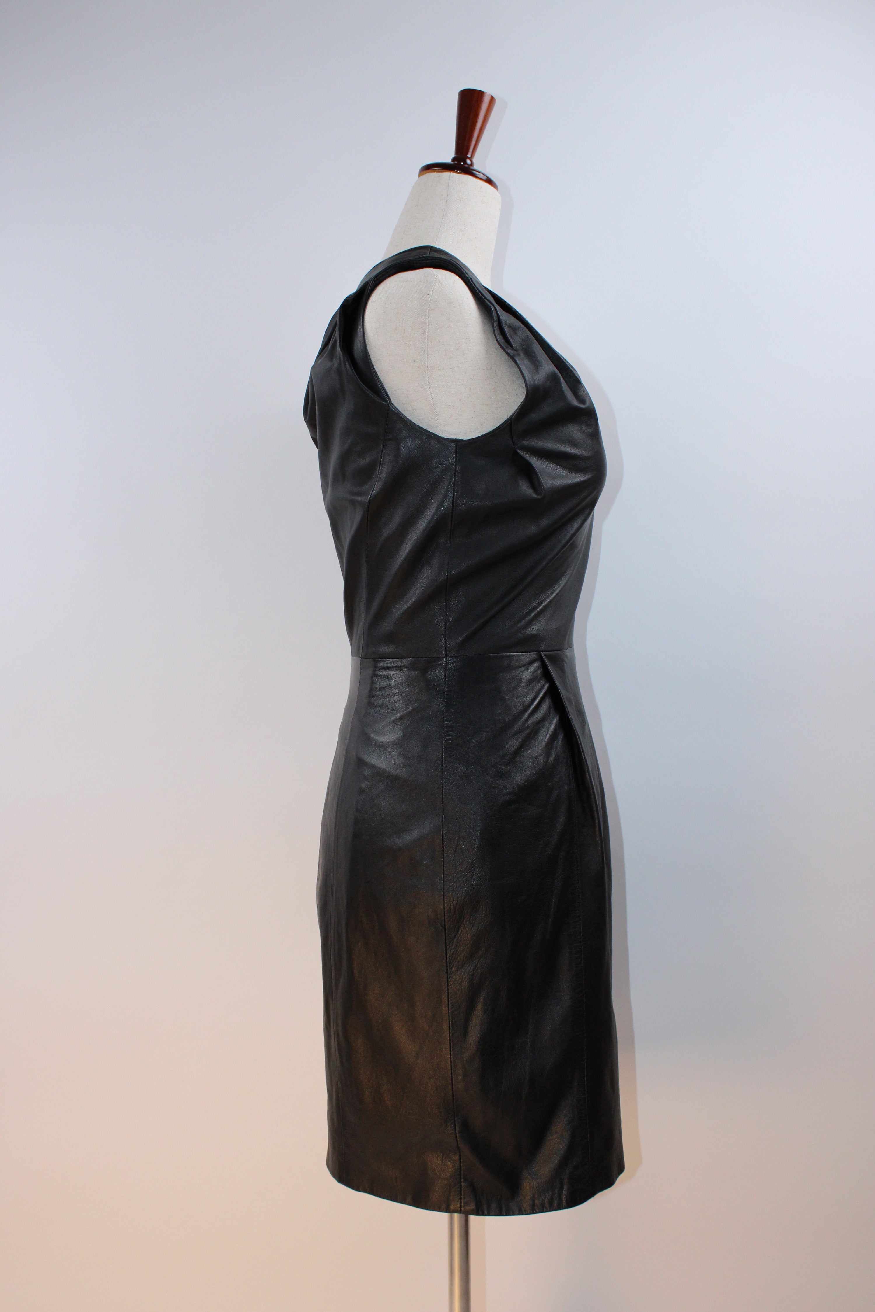 Jimmy Choo x H&M Leather One-Shoulder Dress