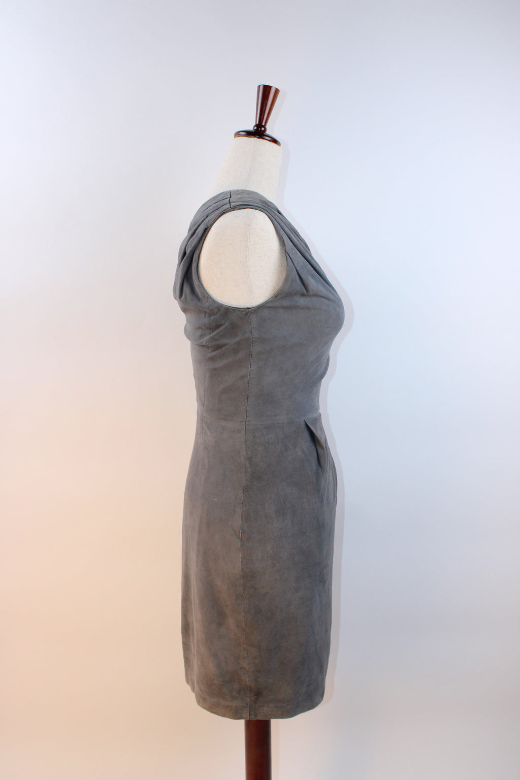 Jimmy Choo x H&M Suede One-Shoulder Dress