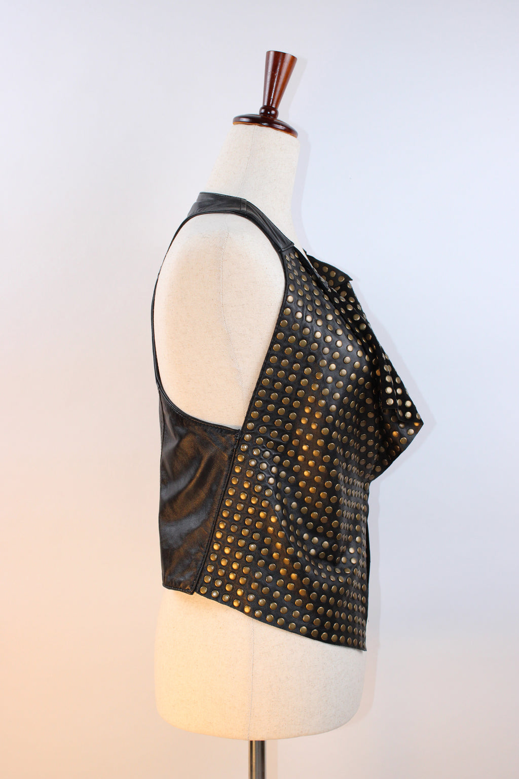 Mike & Chris Studded Leather Vest