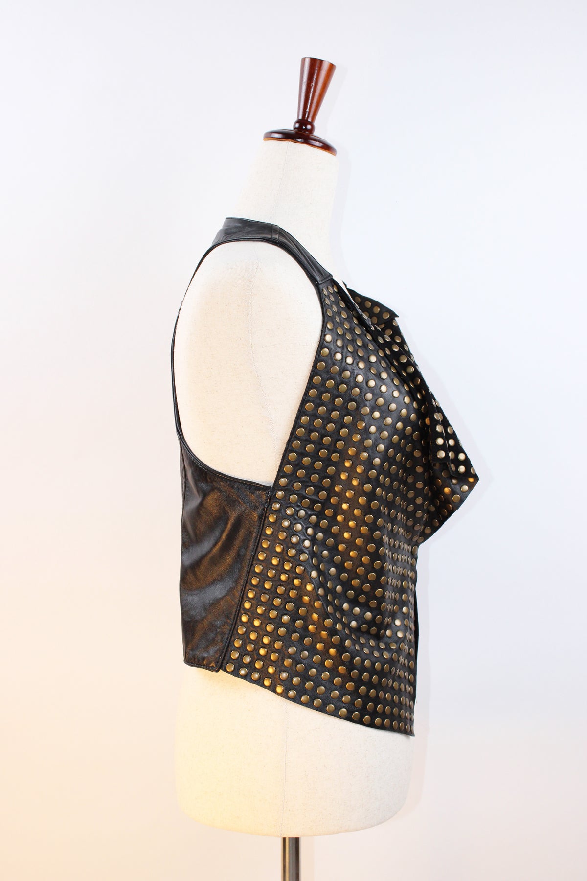 Mike & Chris Studded Leather Vest