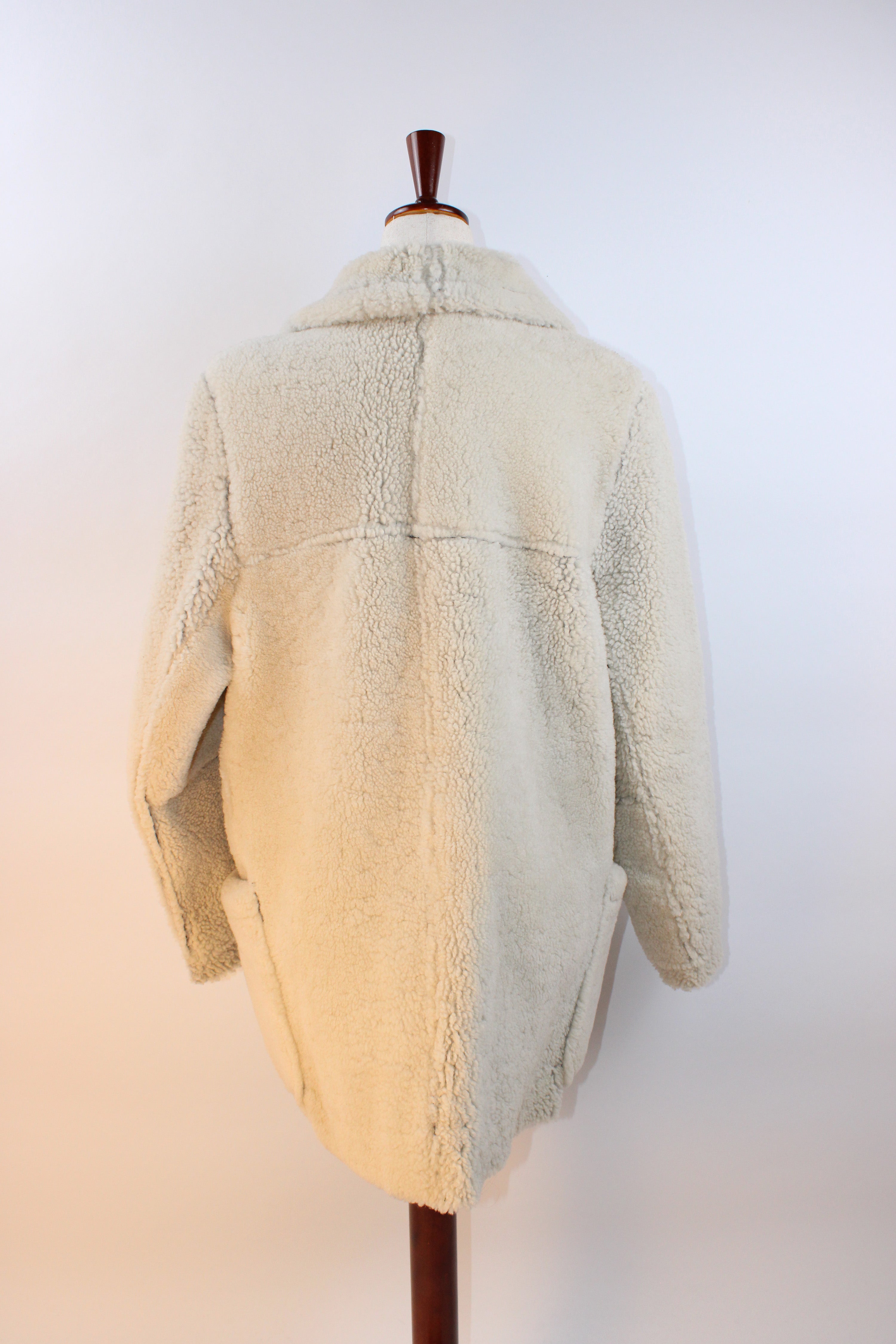 Karl Donoghue Shearling 3 Button Coat
