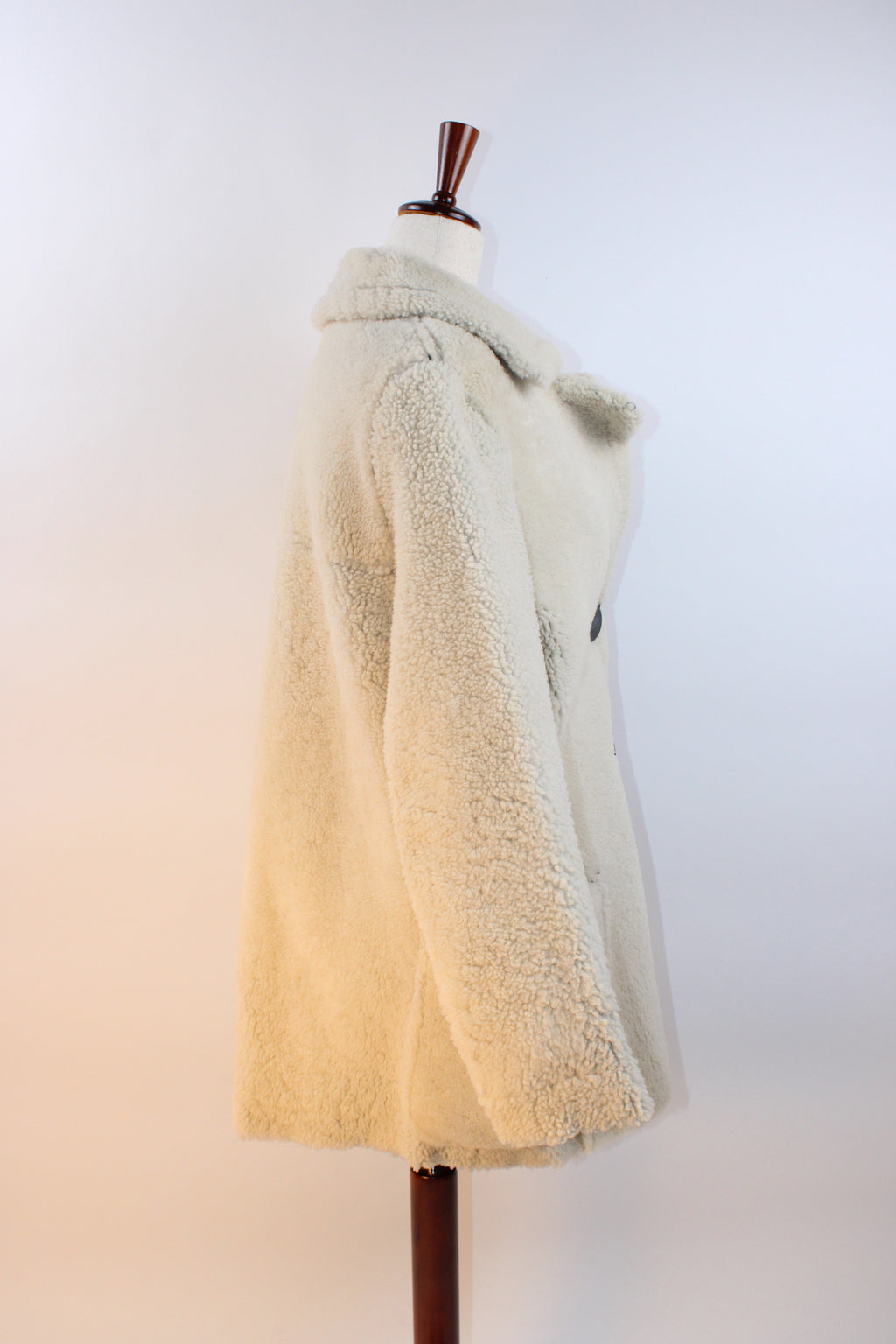 Karl Donoghue Shearling 3 Button Coat