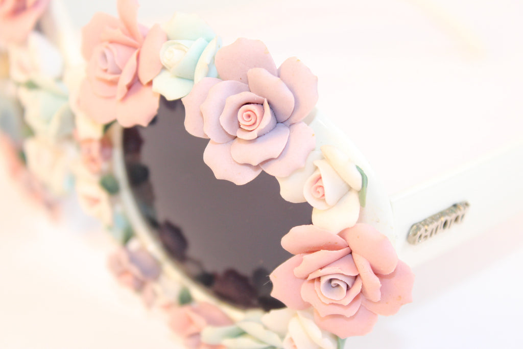 A-Morir Floral Embellished Sunglasses