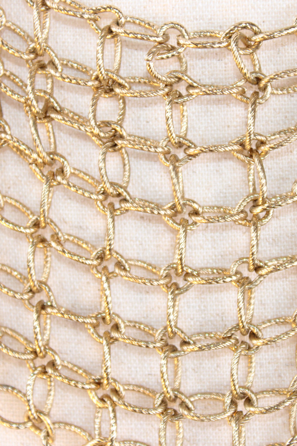 Aqua Gold-Tone Layered Chain Bib Necklace