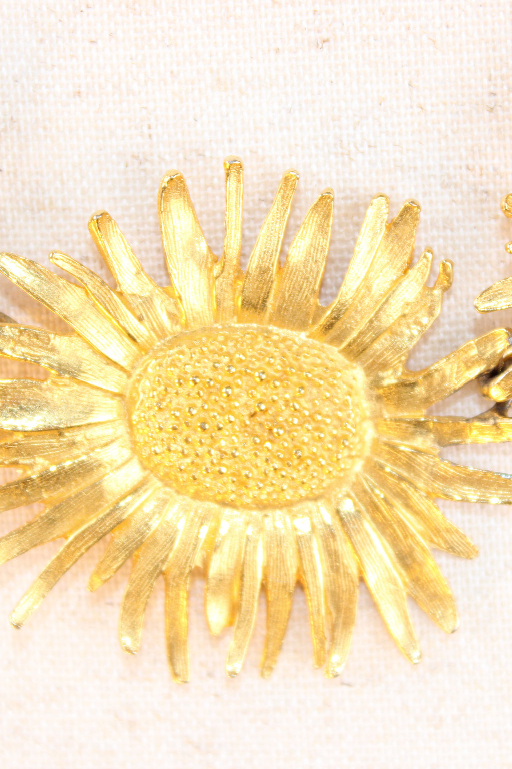 Judith Woracek Gold-Tone Sunburst Statement Necklace