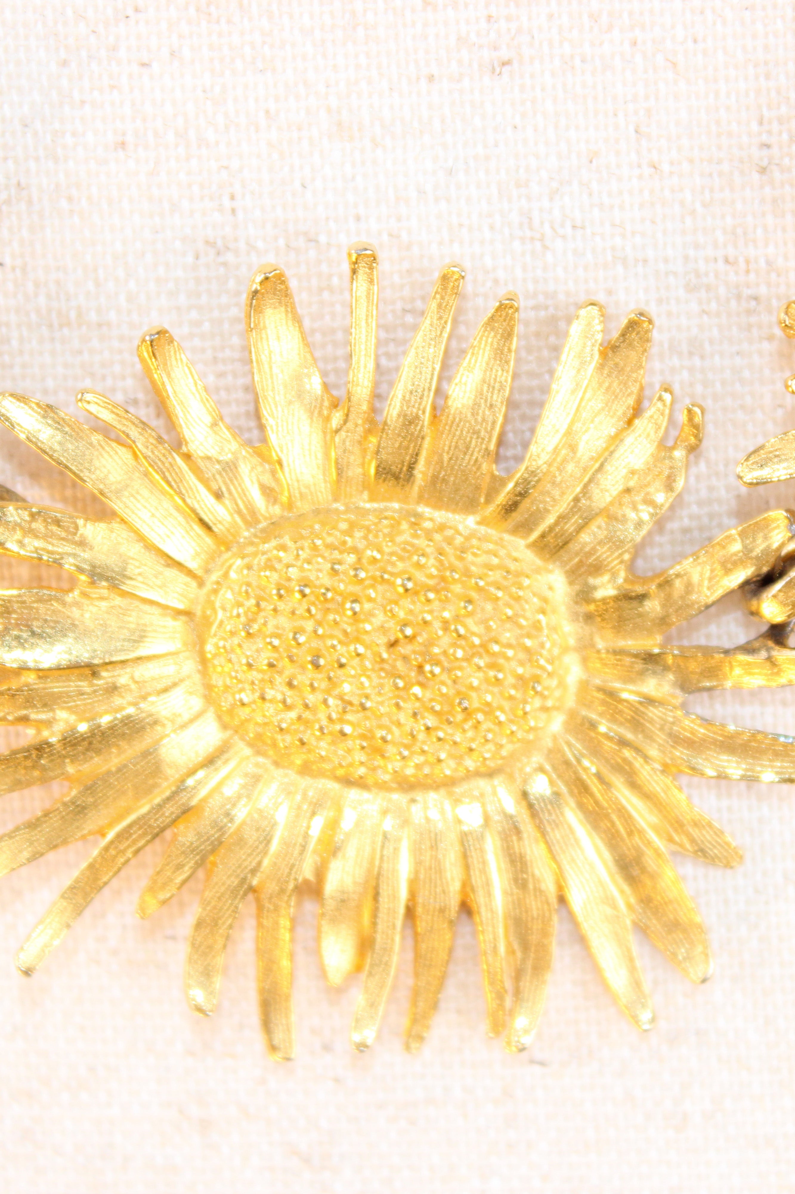 Judith Woracek Gold-Tone Sunburst Statement Necklace