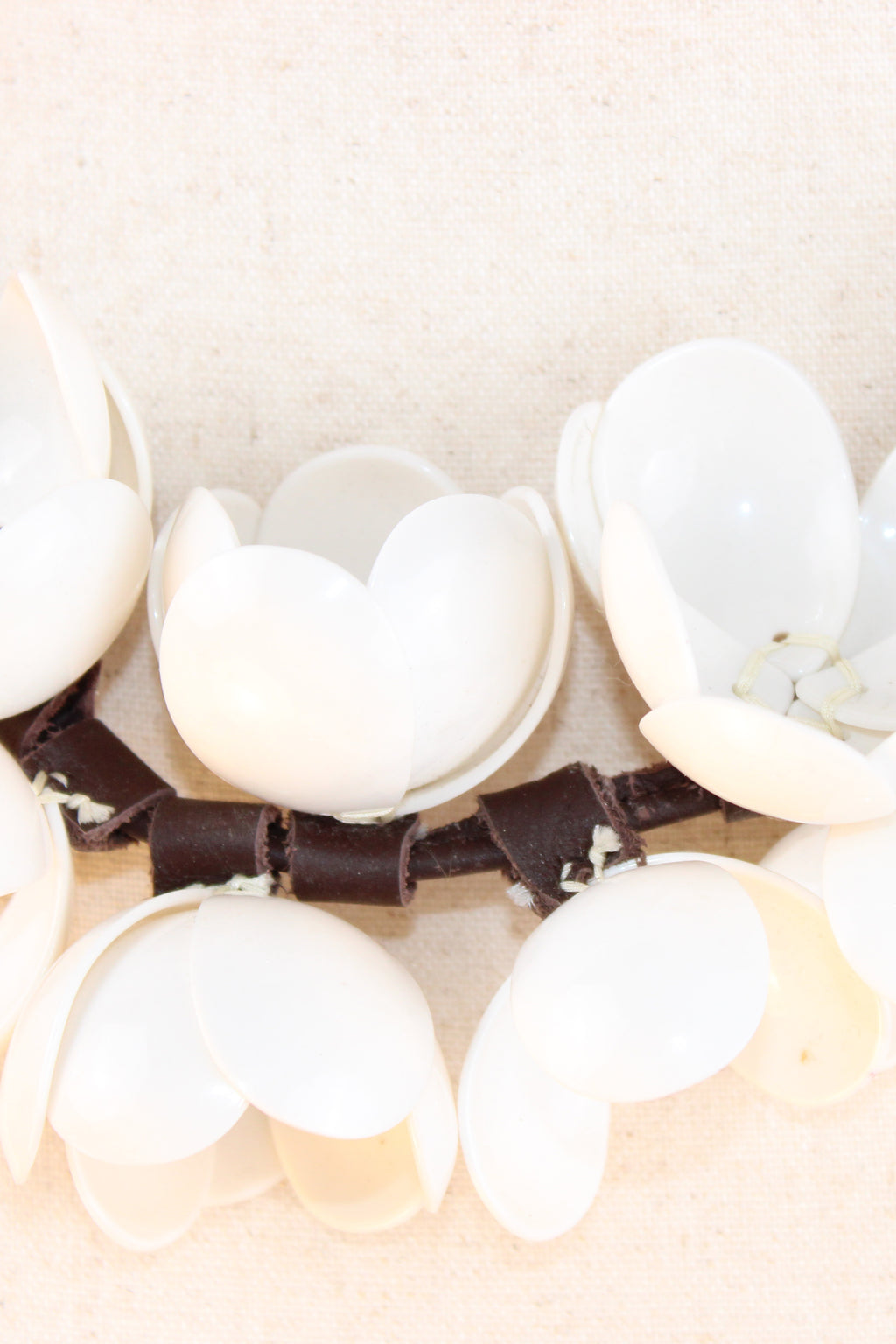 Marni x H&M White Resin Disc Statement Necklace