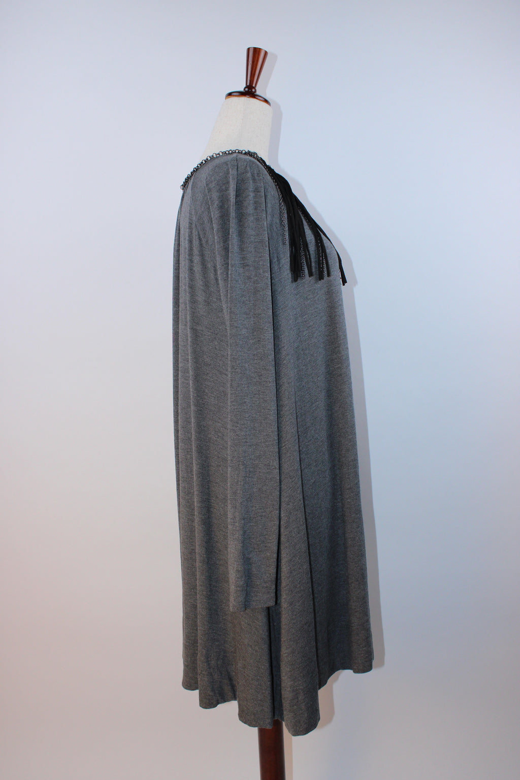 Faith Connexion Fringe Neck Knit Dress