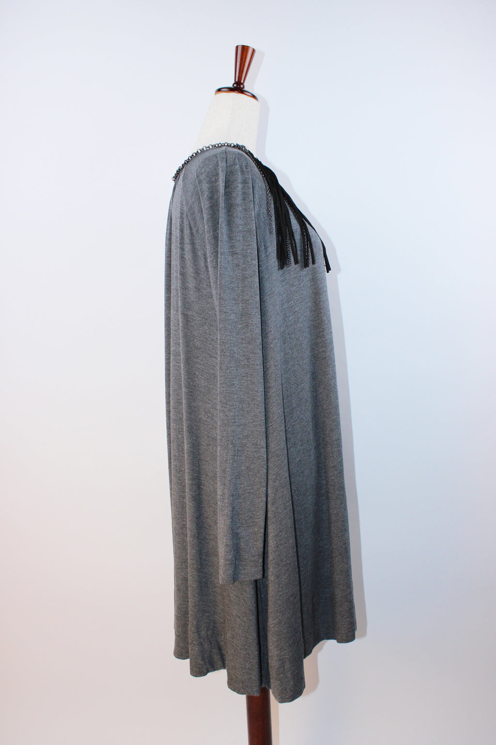 Faith Connexion Fringe Neck Knit Dress