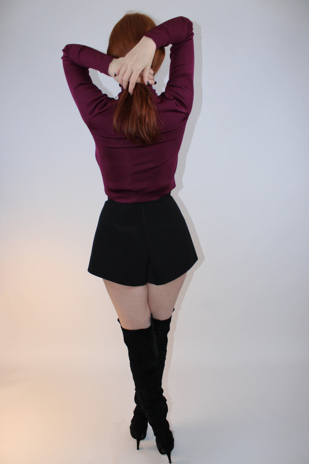 AQ/AQ Structured High Waist Shorts