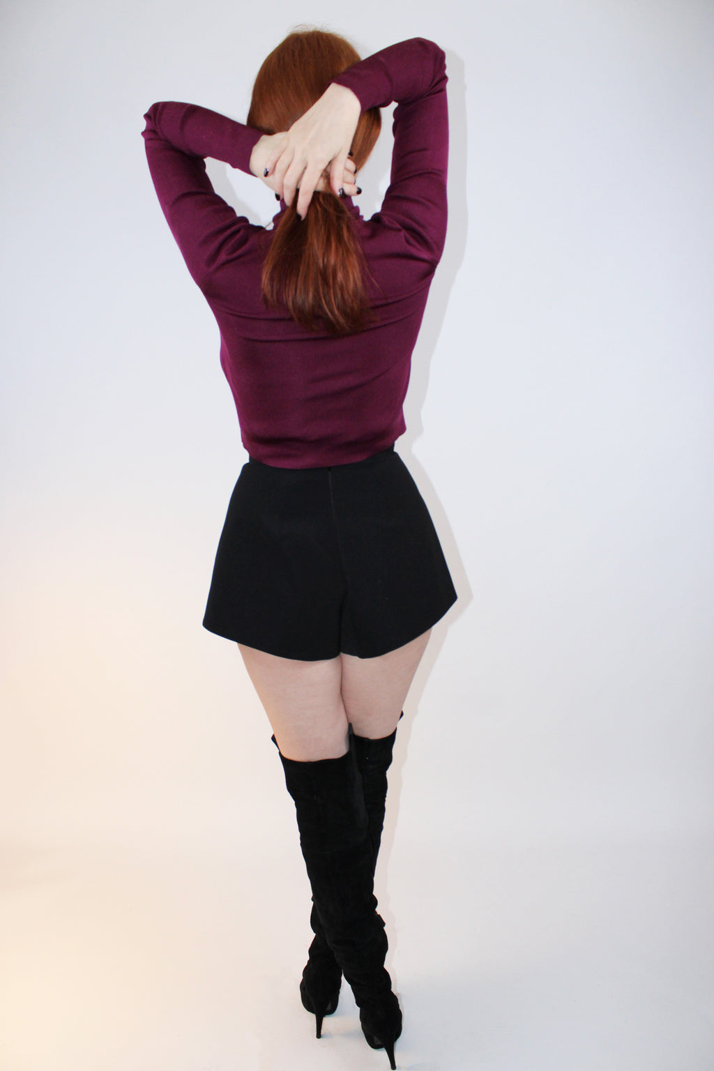 AQ/AQ Structured High Waist Shorts