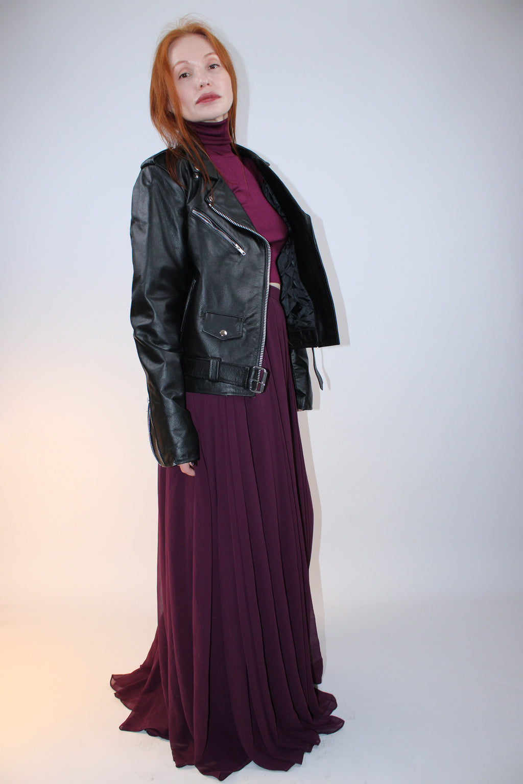 Leather Motorcycle Co. Classic Leather Moto Jacket