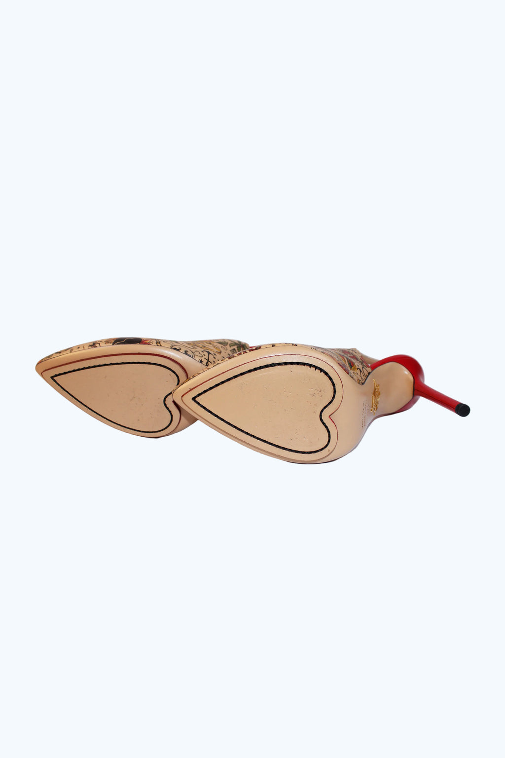 Charlotte Olympia Tattoo Print Slingback Pumps