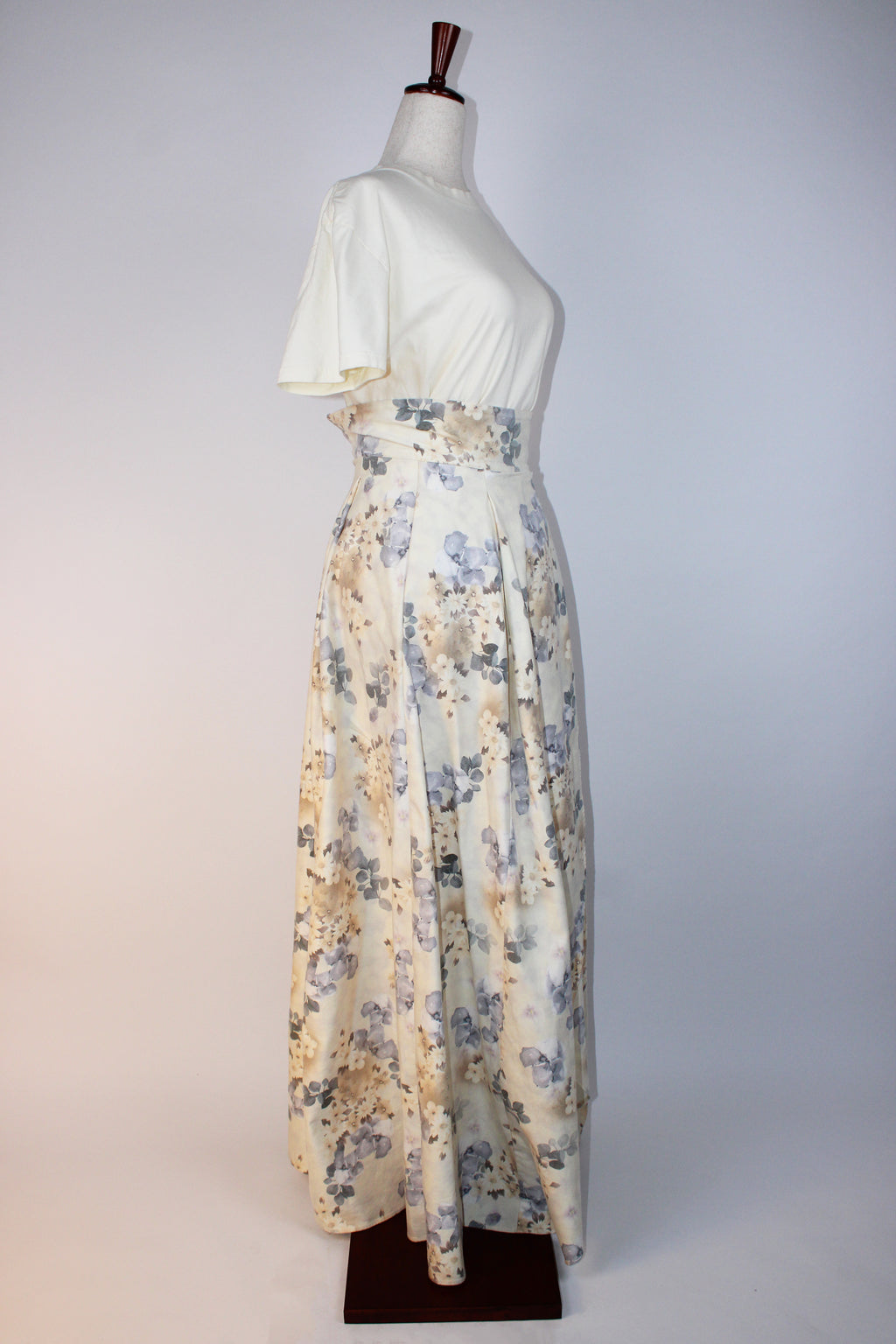 Try Merry Floral Wrap Maxi Skirt