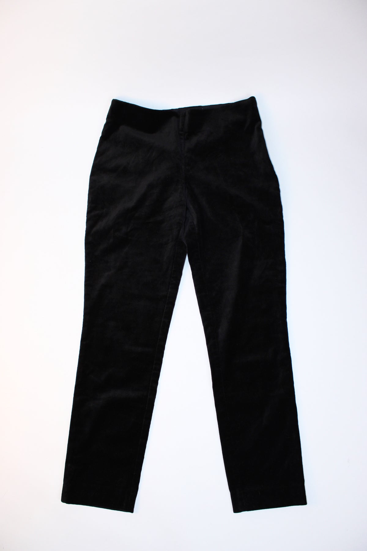 Ralph Lauren Black Velvet Ankle Pants