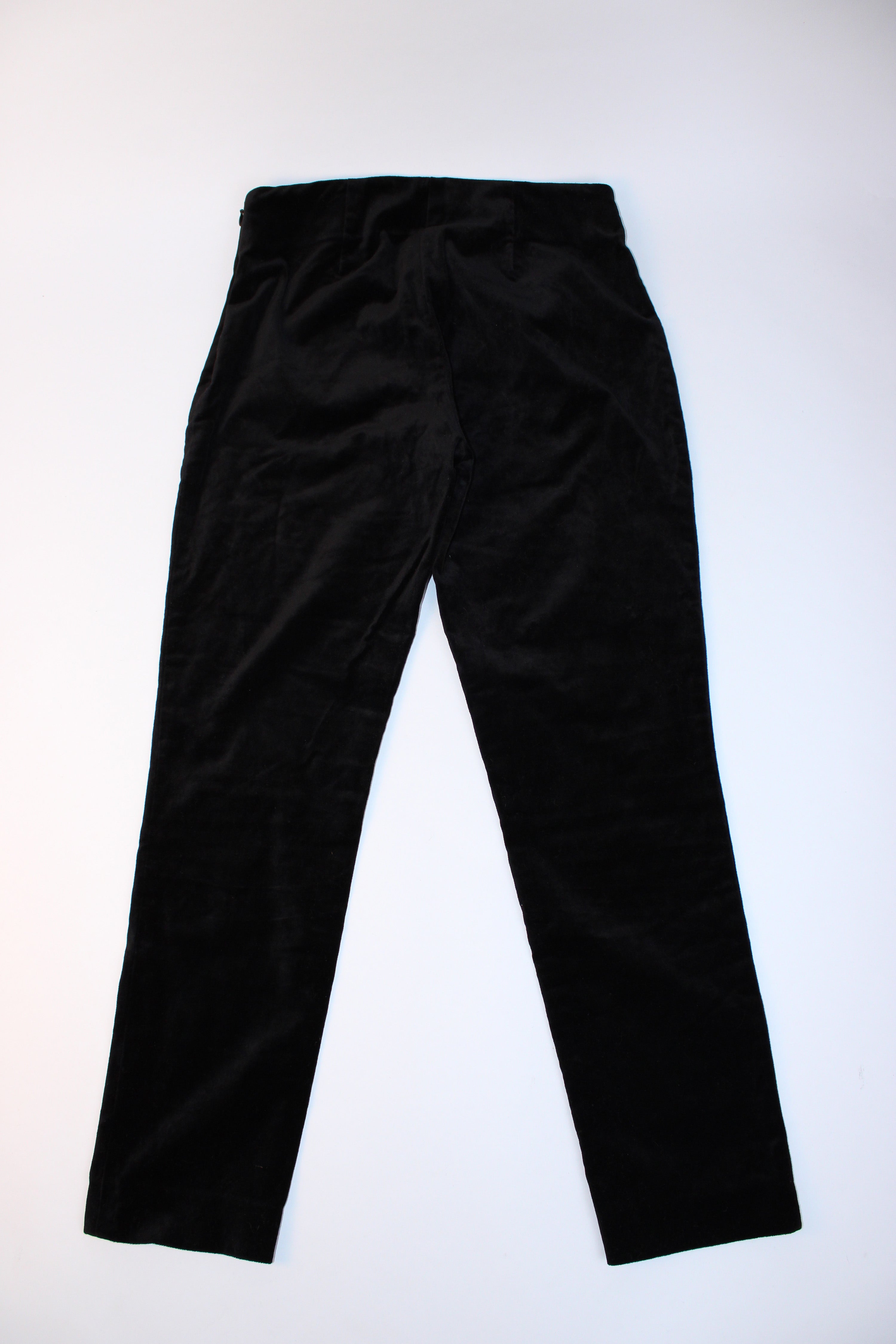 Ralph Lauren Black Velvet Ankle Pants