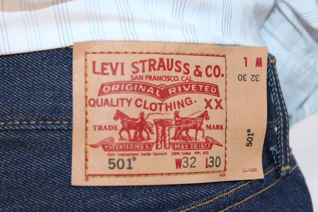 Levi's 501 Original Fit Dark Wash Jeans