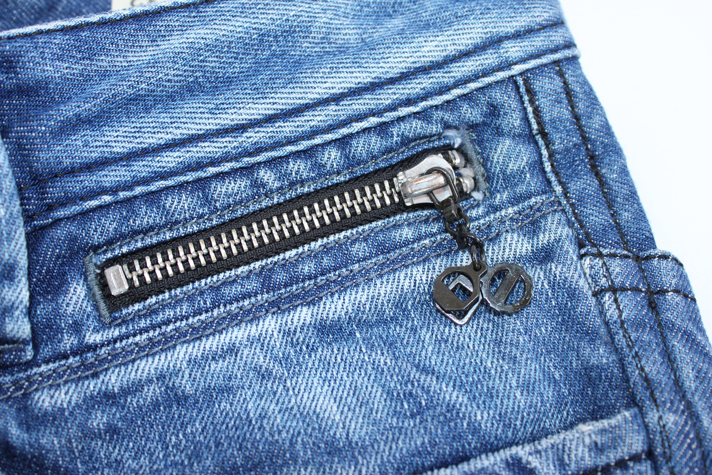 Diesel PADDOP Distressed Straight Leg Jeans