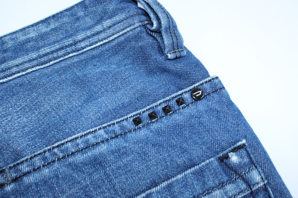 Diesel PADDOP Distressed Straight Leg Jeans