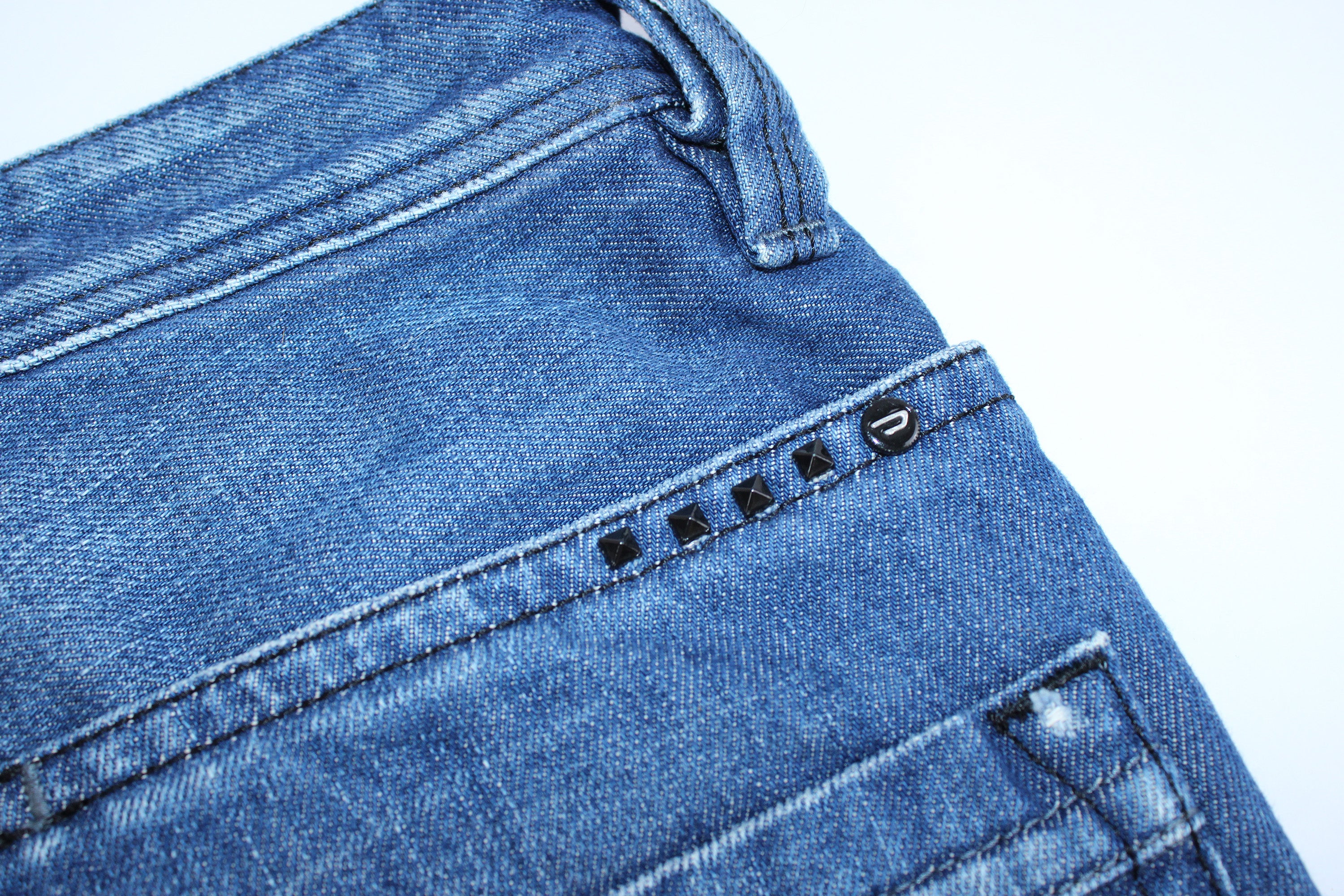 Diesel PADDOP Distressed Straight Leg Jeans